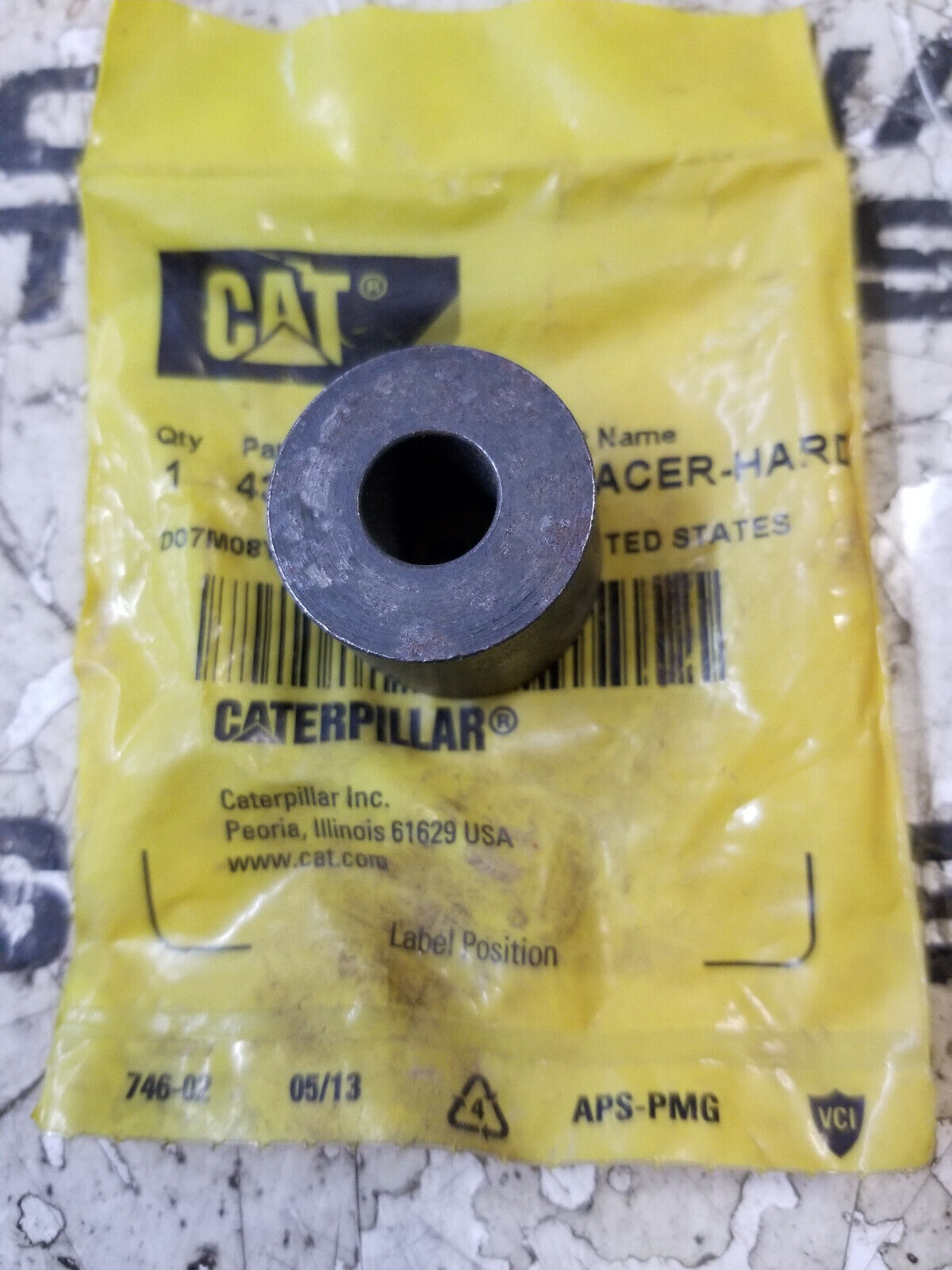 LOT OF 3PC CATERPILLAR WASHER SPACER 437-9937