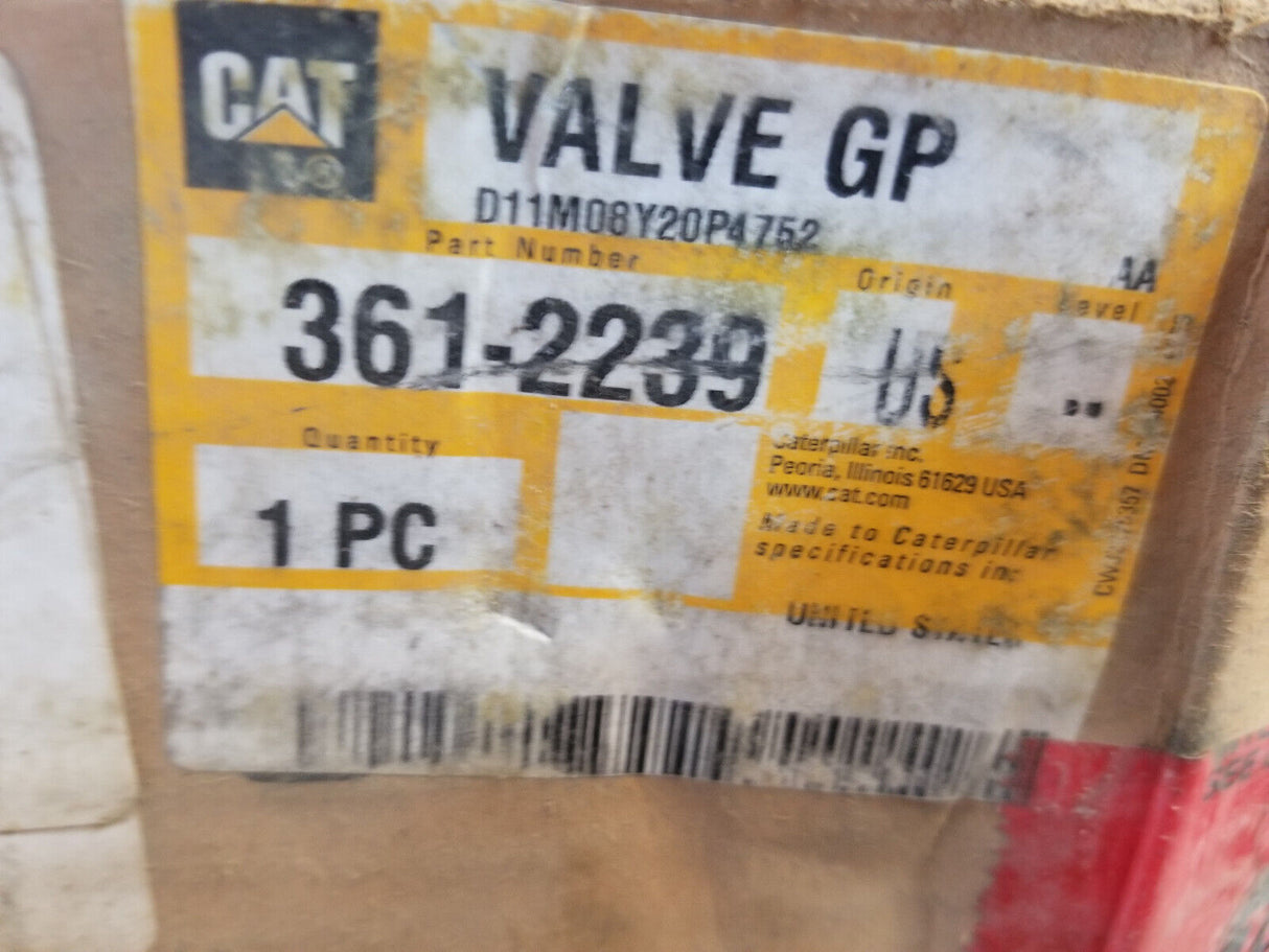 CATERPILLAR OEM 361-2239 Secondary Brake Control Valve 3612239