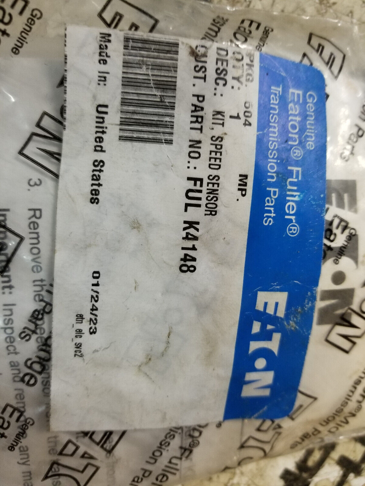 K4148 GENUINE EATON SPEED SENSOR