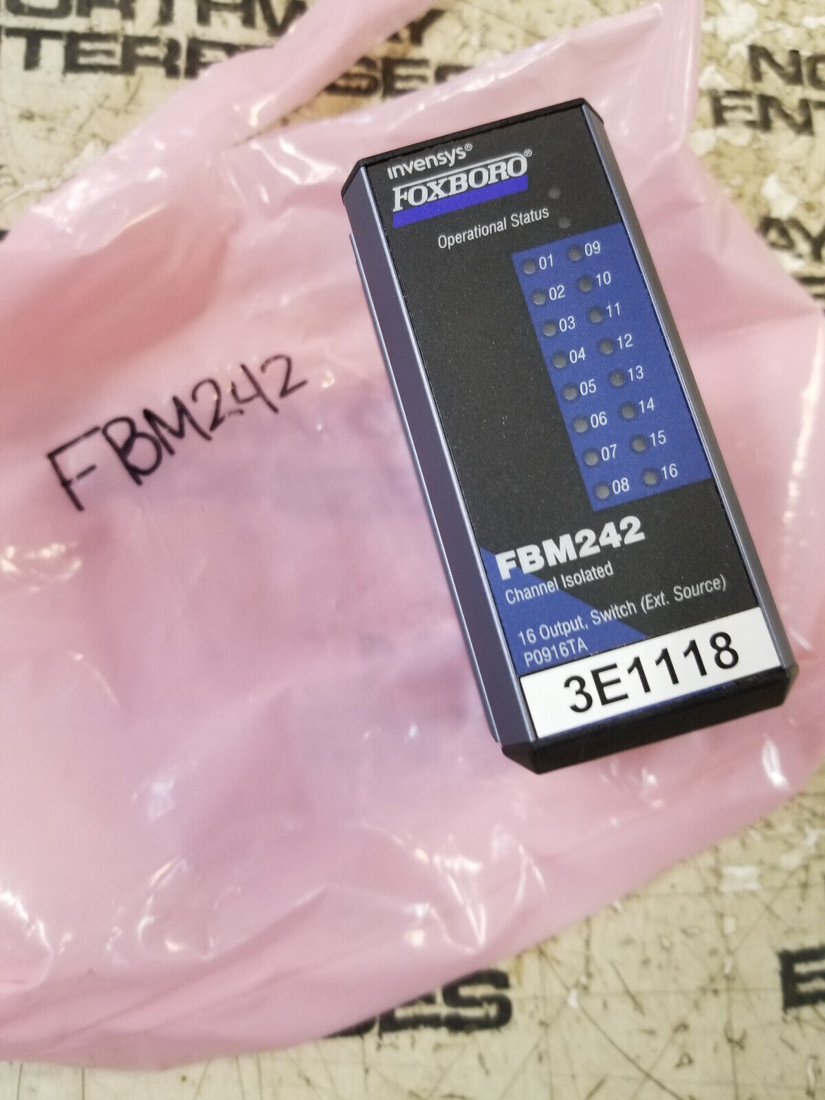 Foxboro FBM242 p0916TA Channel Isolated Switch Output Module