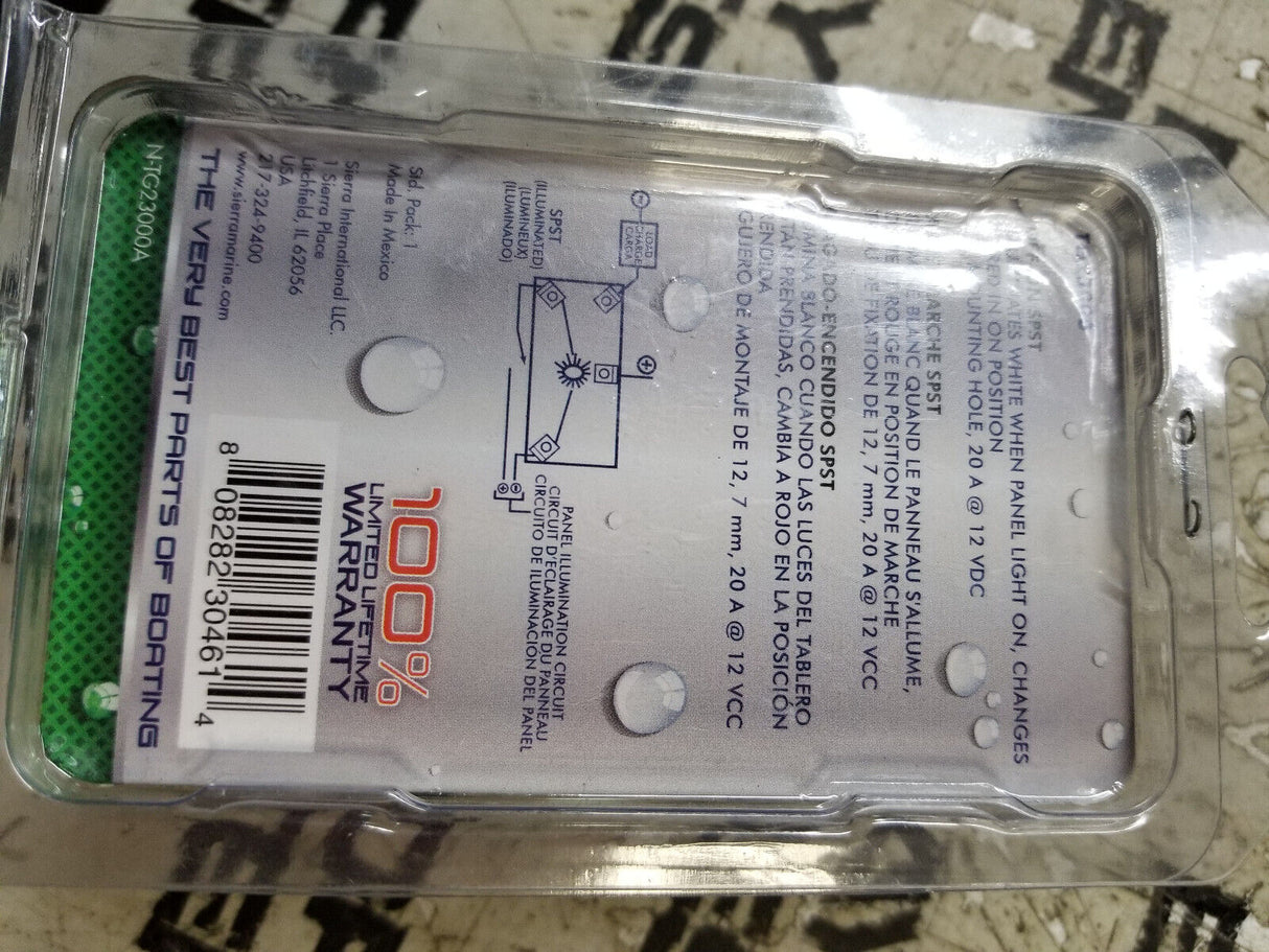 Sierra Switch Toggle On-Off SPST TG23000