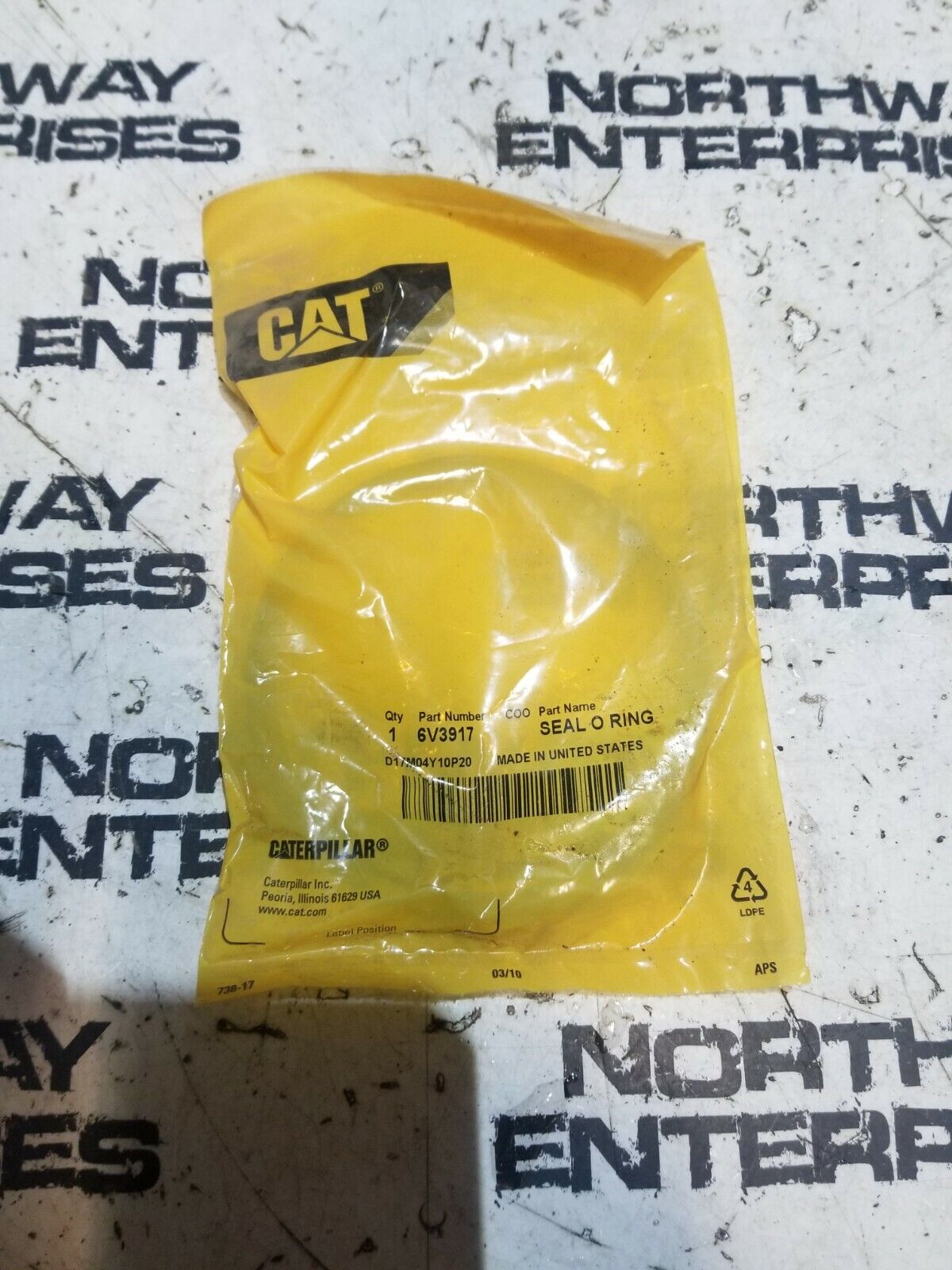CATERPILLAR 6V3917 6V-3917 seal