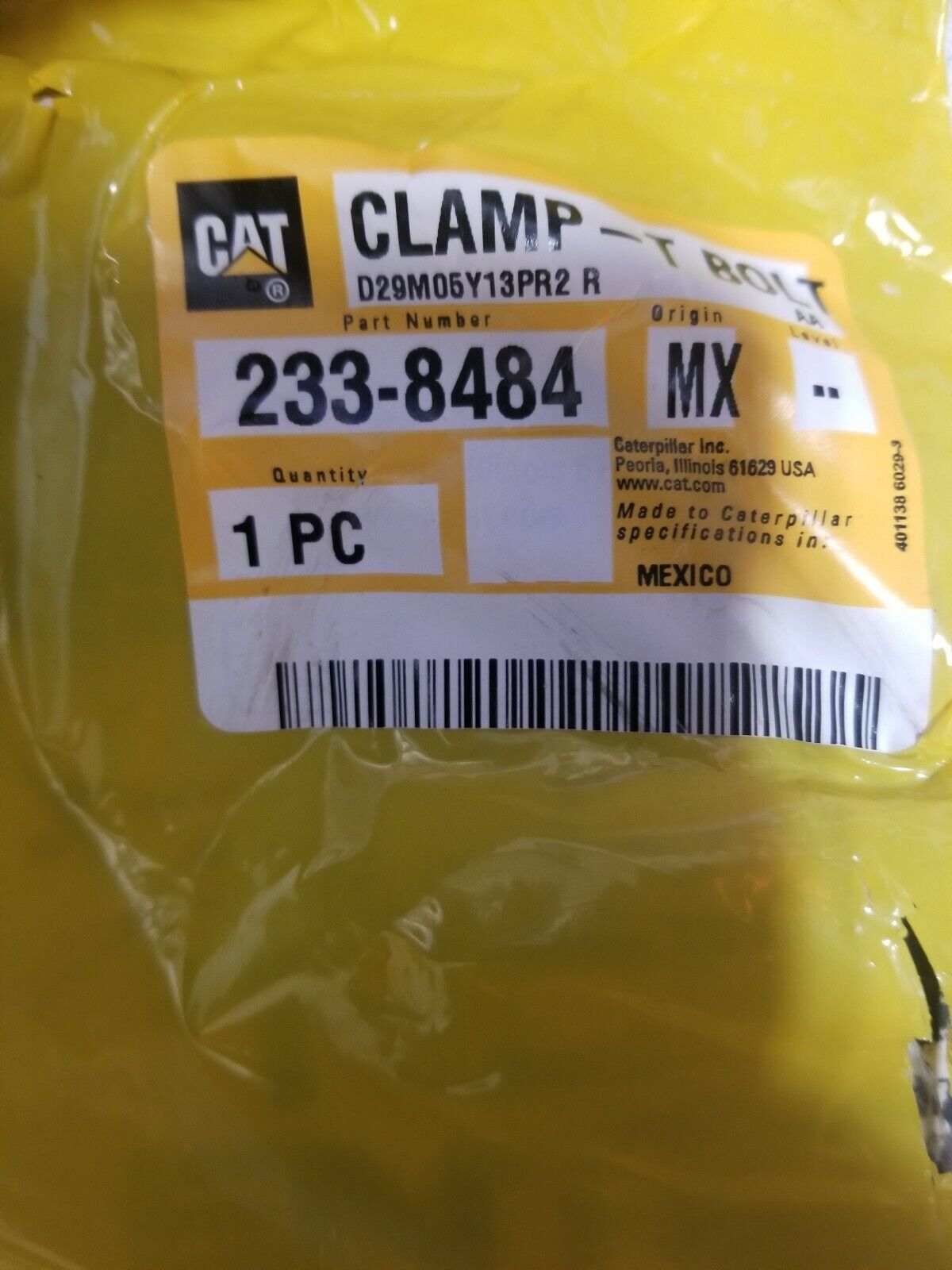 CATERPILLAR 233-8484 2338484 CLAMP