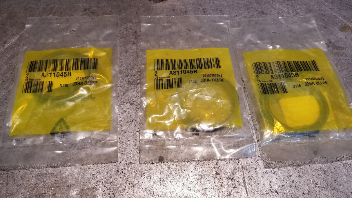 A811045R JOHN DEERE O-RING LOT OF 3 BAGS OF 2PC