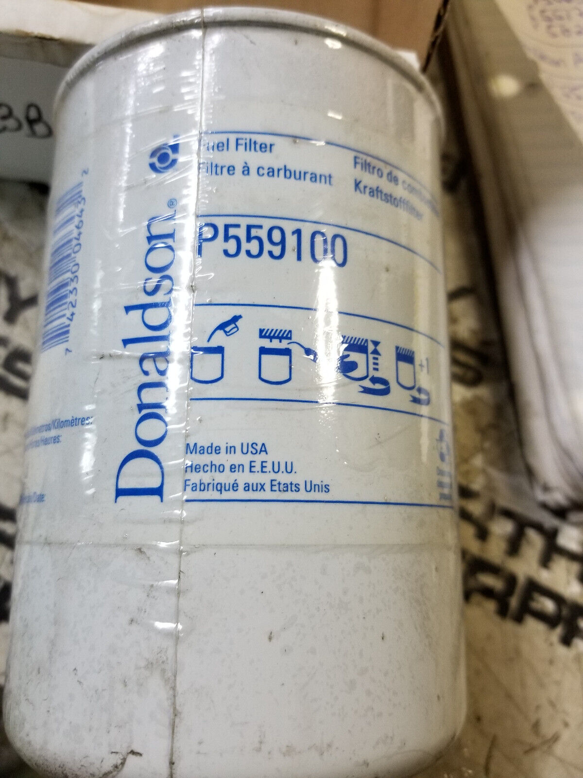 LOT OF 6PC - Donaldson Fuel Filter Spin-on- P559100