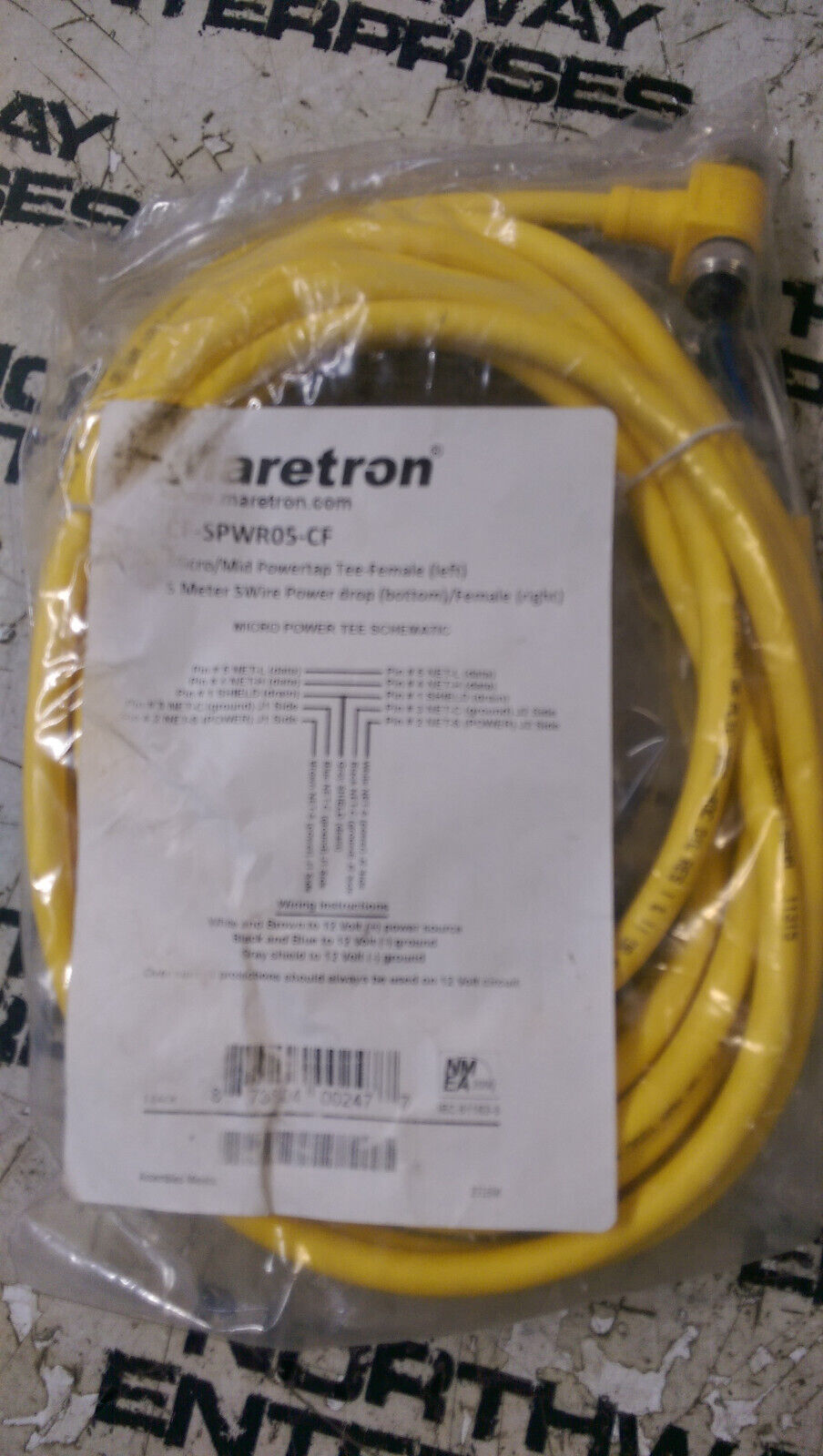 Maretron NMEA 2000 Micro/Mid Powertap Tee 5m CF-SPWR05-CF