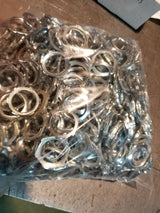 LOT OF 10.3LBS - ROUGHLY (450-500PC) 3/4" Steel Locknut for Use with Rigid/IMC