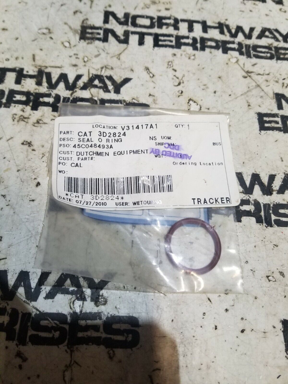 CATERPILLAR 3D-2824 3D2824 ORING