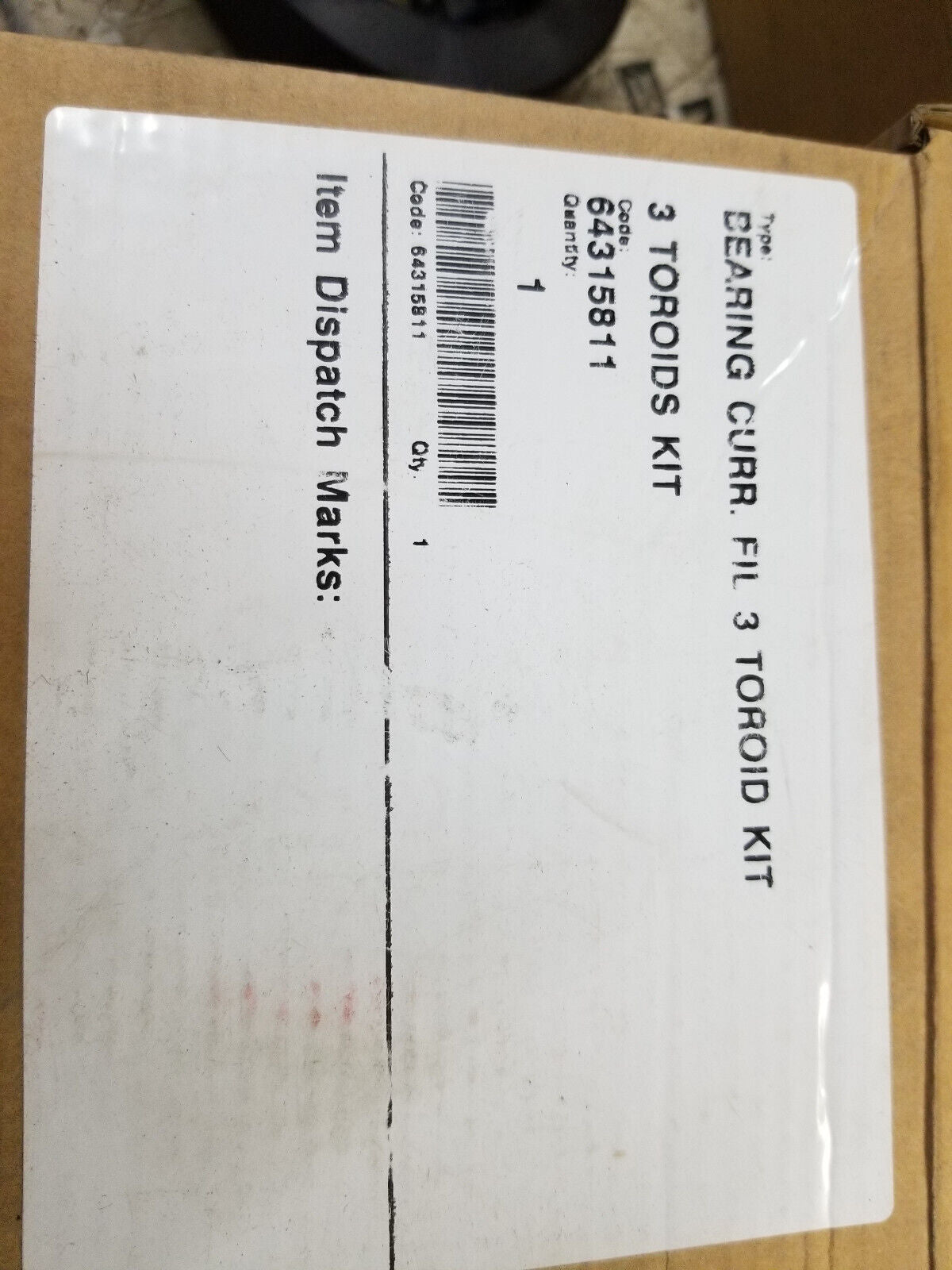 Box of 3 ABB BEARING CURRENT FILTER/ 64315811 (NEW IN BOX) 64315 81