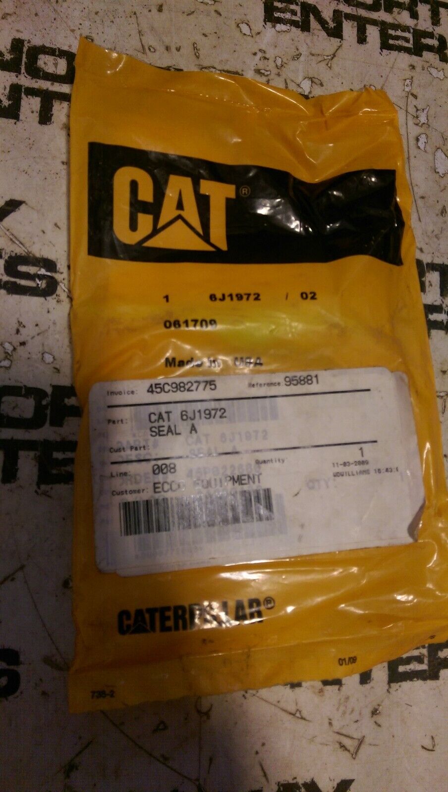 CATERPILLAR 6J-1972: SEAL A
