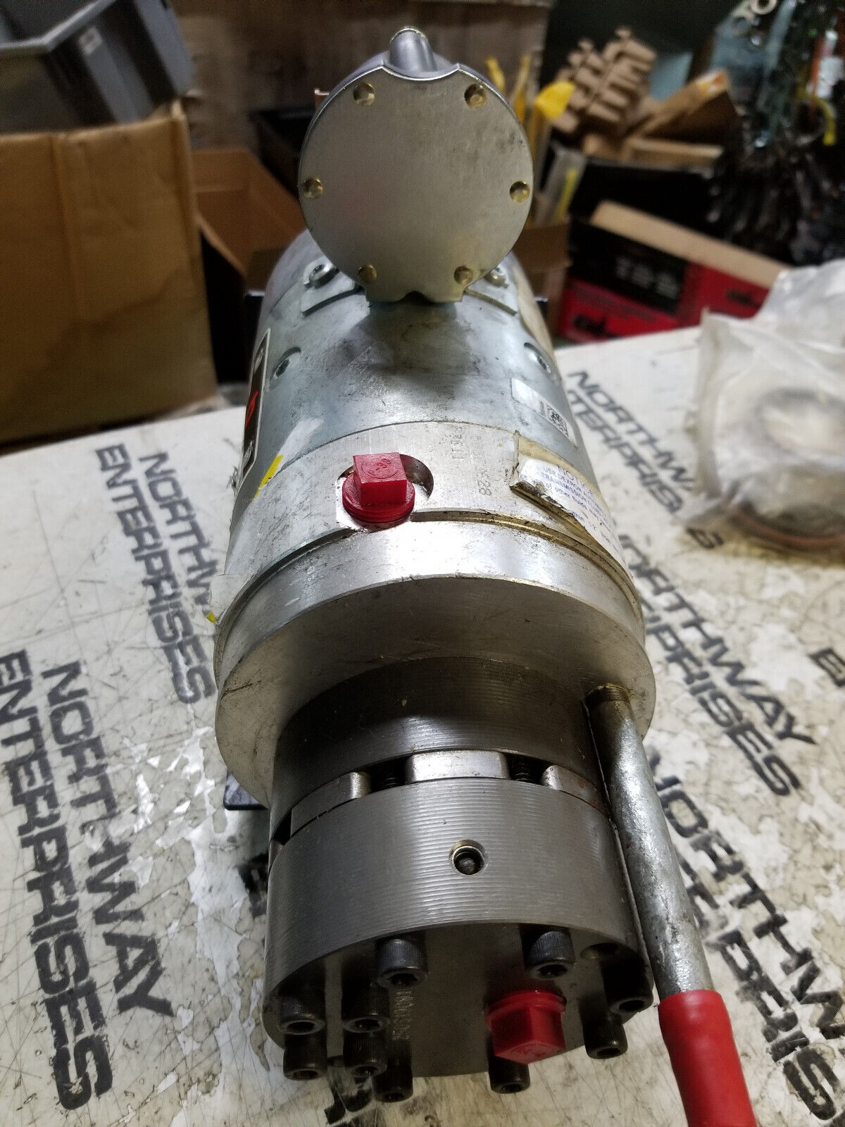 BUCHER M-326-0158  DynaJack Hydraulics 12 Volt Pump Motor Unit