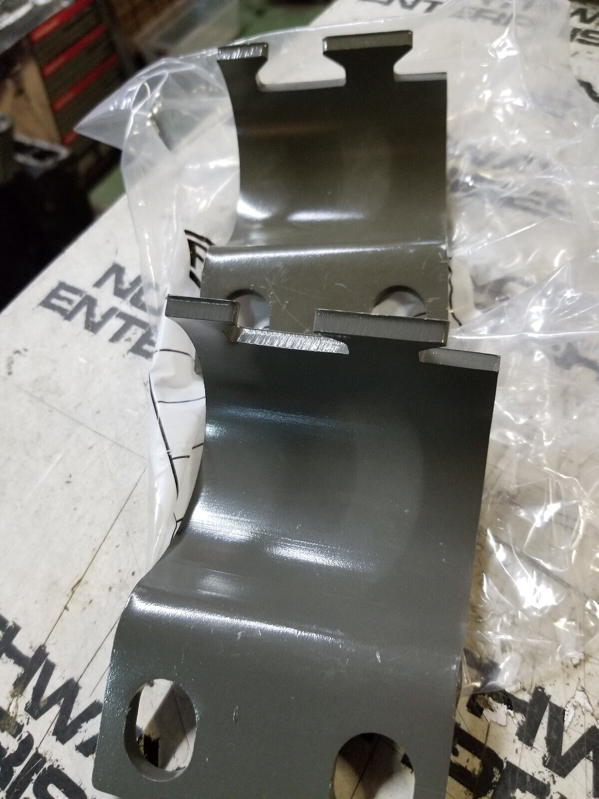 LOT OF 2 - -171-3745 CAT 66.80mm Minimum Internal Diameter Steel Clamp 1713745