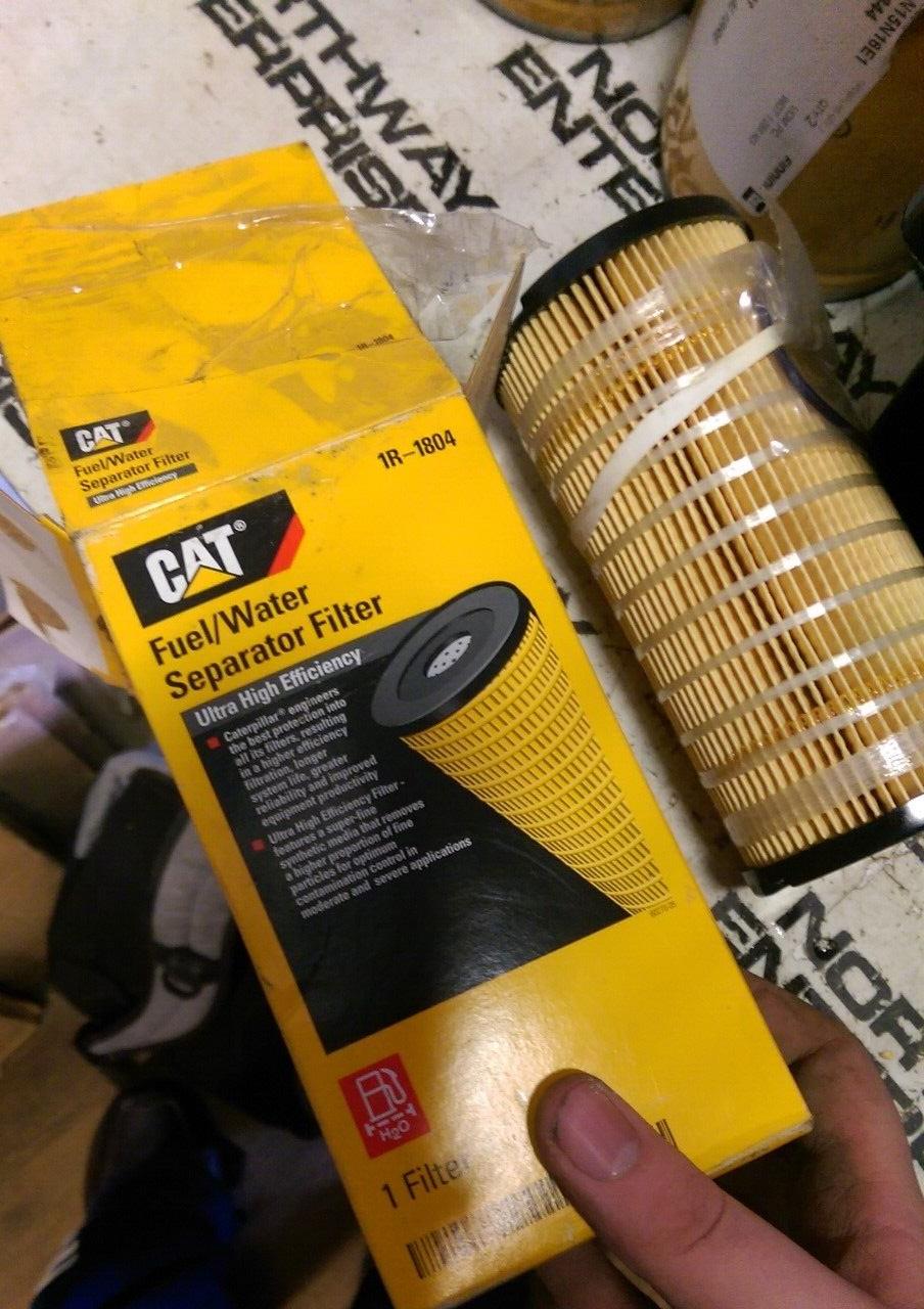 Genuine Caterpillar 1R-1804 Fuel/Water Separator Filter