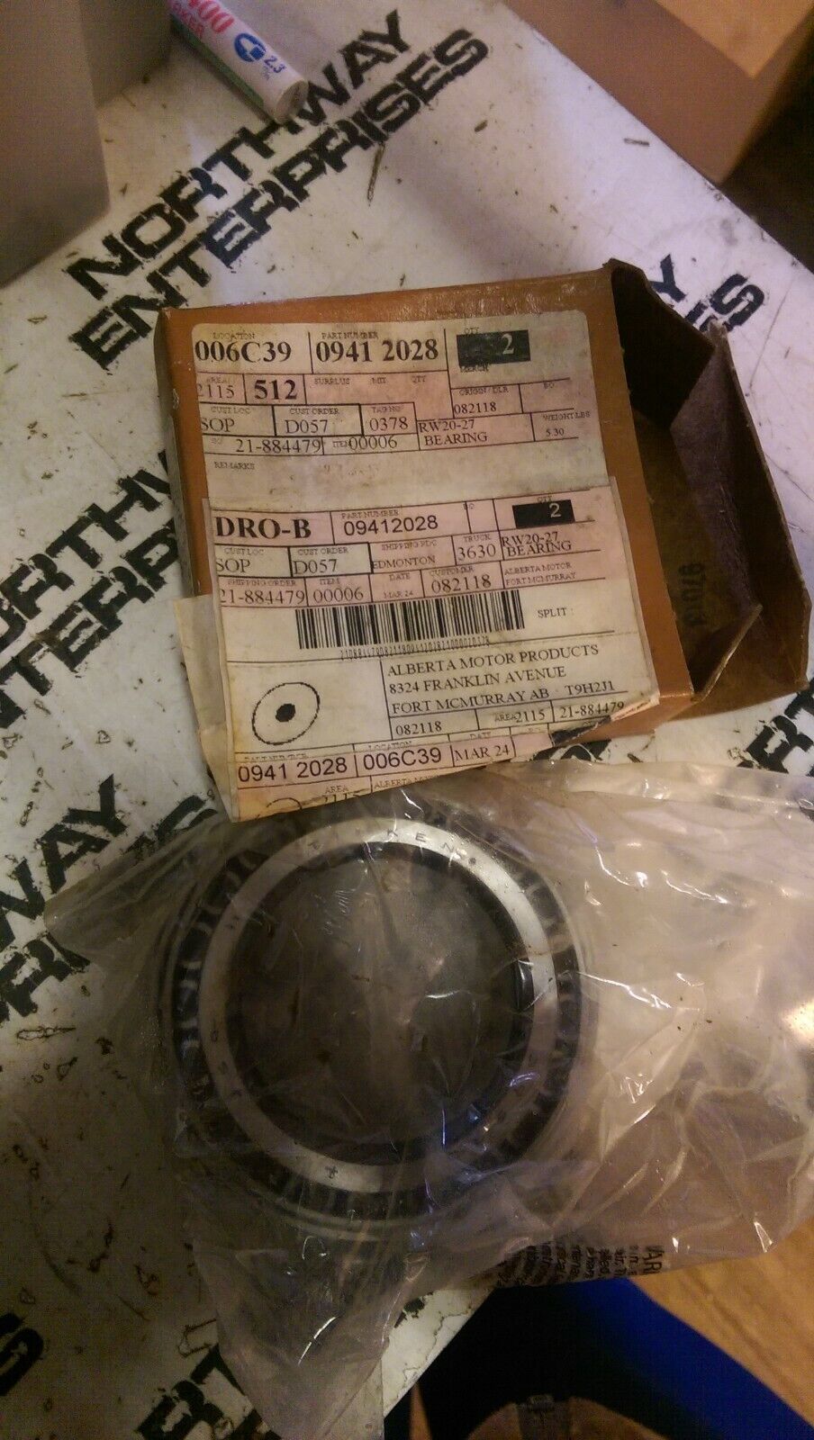09412028 REAR WHEEL BEARING