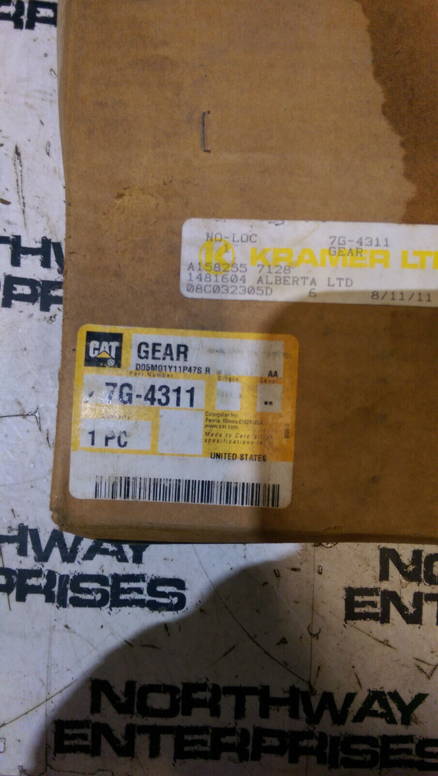 CAT 7G-4311 GEAR