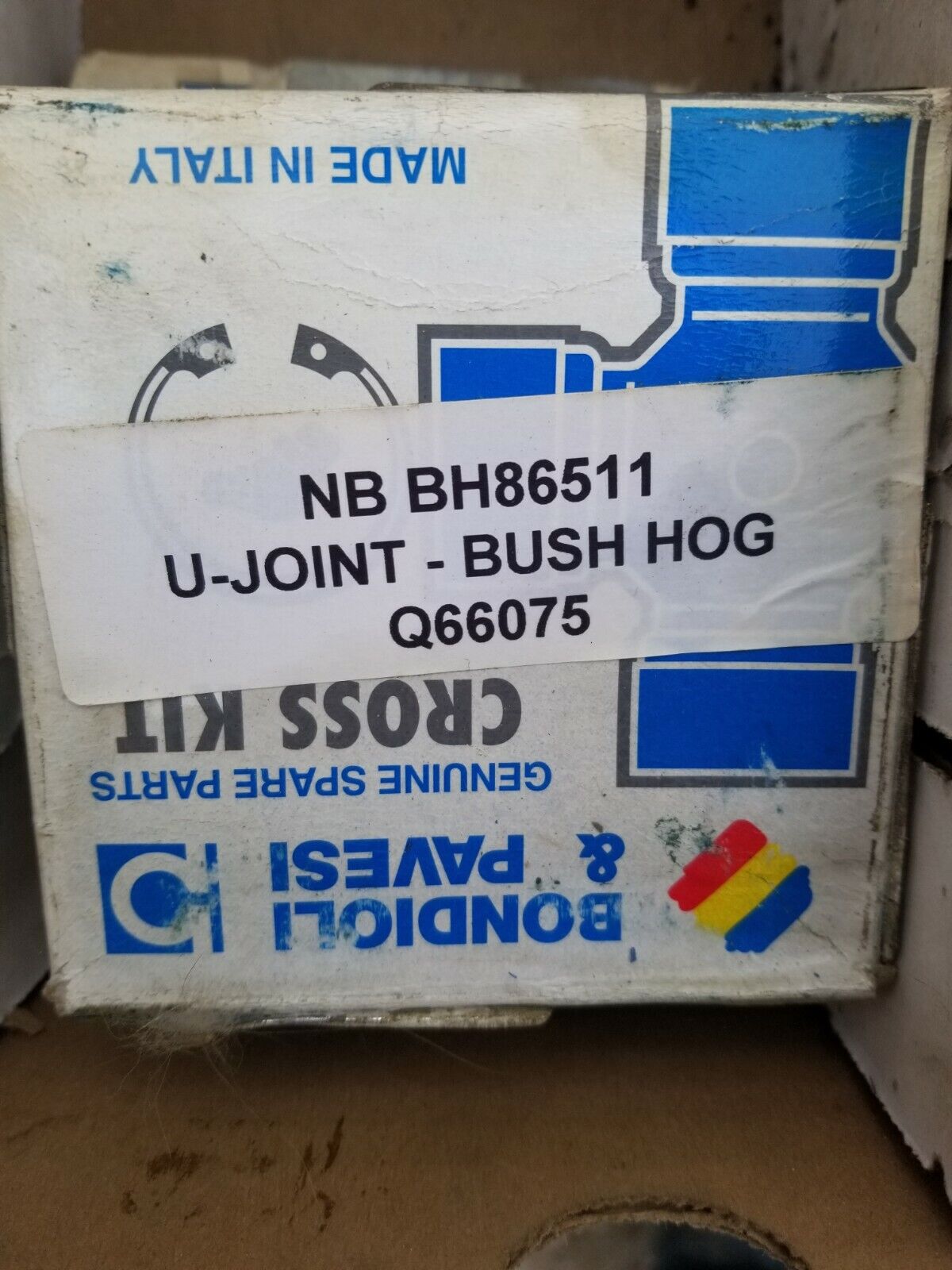 NB BH86511 U-JOINT BUSH HOG Q66075 BENZI & DITERLIZZI