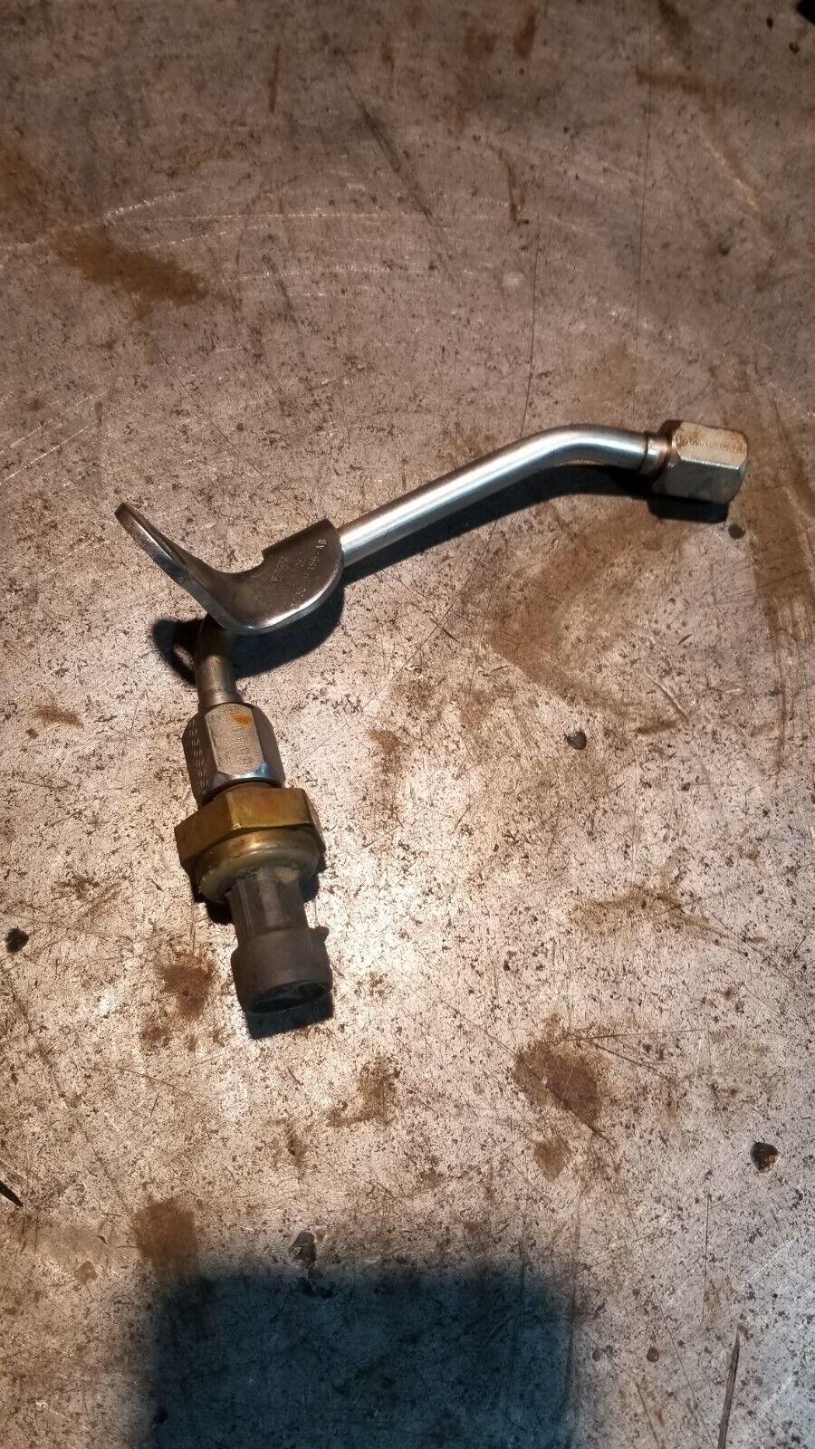 BC3Q-9F459-AC 11-14 Ford F250 F350 6.7L EGR Cooler Exhaust Tube Sensor OEM