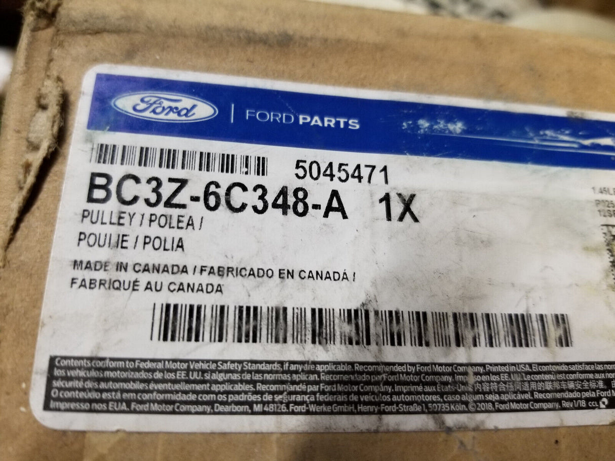 BC3Z-6C348-A GENUINE FORD PULLEY 11-19 6.7L POWERSTROKE DIESEL