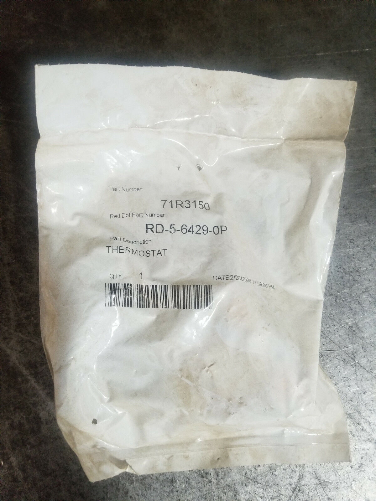 71R3150 RD-5-6429-0P RedDOT THERMOSTAT