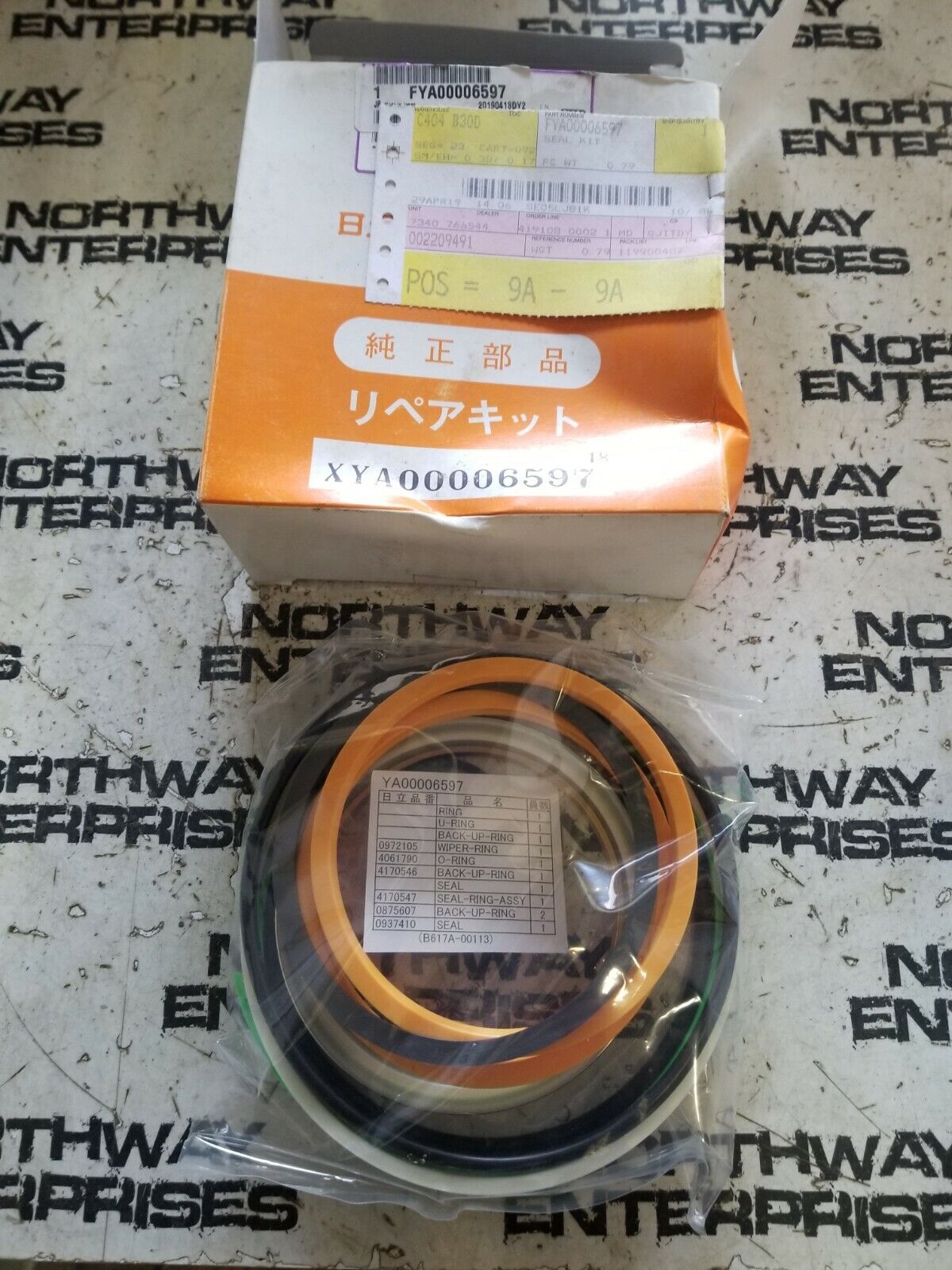 fya00006597 HITACHI SEAL KIT