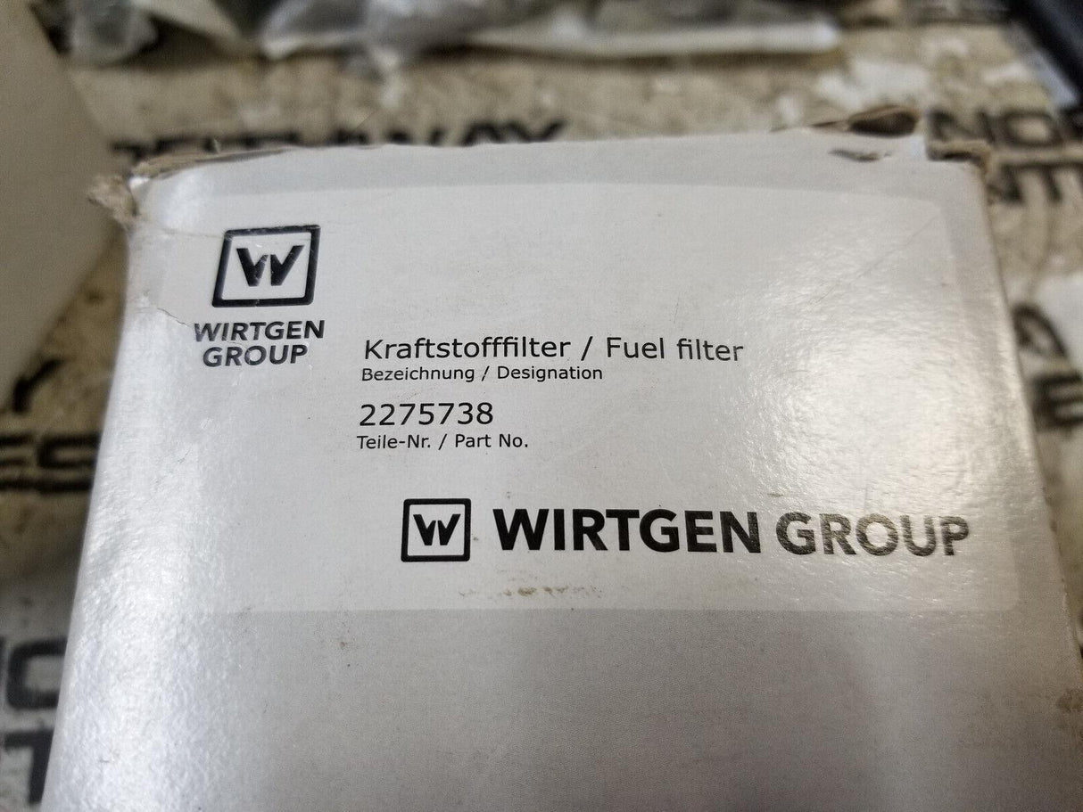 NEW Wirtgen 2275738 Fuel Filter Cartridge Genuine OEM