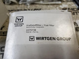 NEW Wirtgen 2275738 Fuel Filter Cartridge Genuine OEM