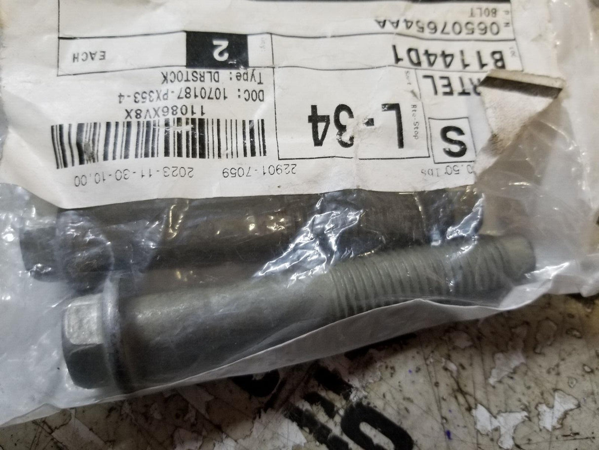 BAG OF 2 BOLTS - MOPAR 06507654AA SUSPENSION BOLT