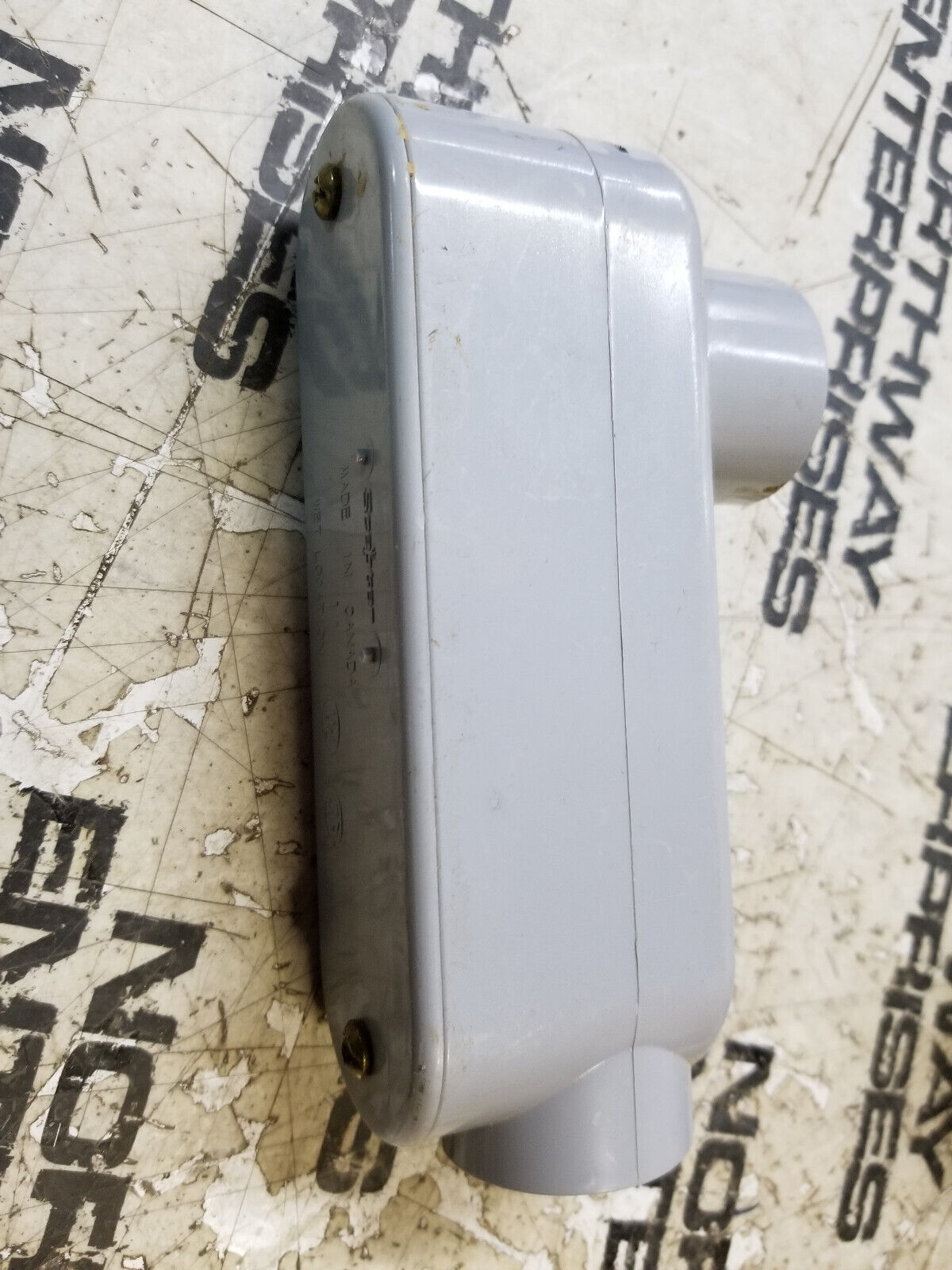 LOT OF 6PC - Scepter SLB 30S Style 1" PVC Oval Junction Box Wet Location
