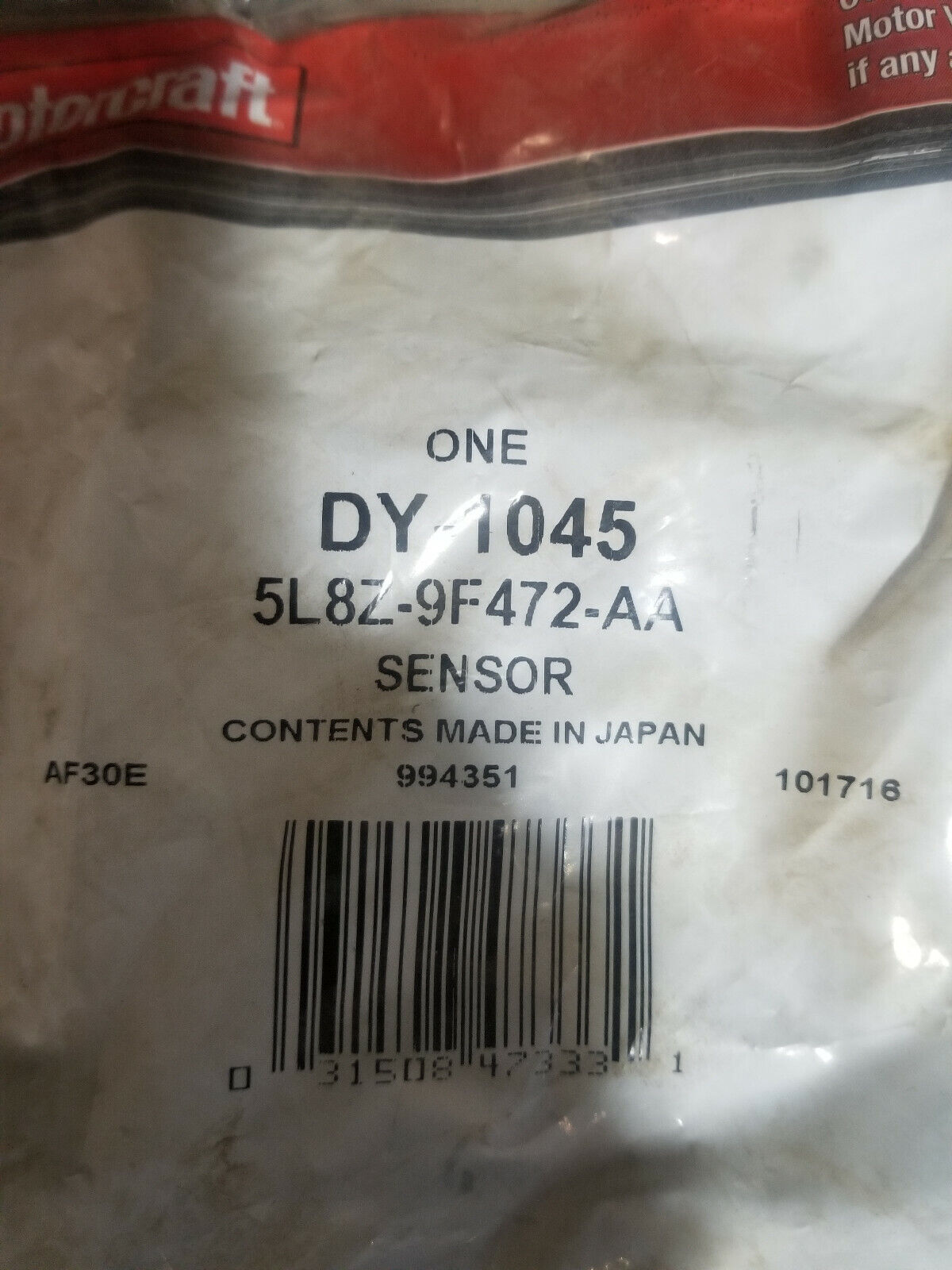 Ford Motorcraft DY1045 Sensor 5L8Z-9F472-AA