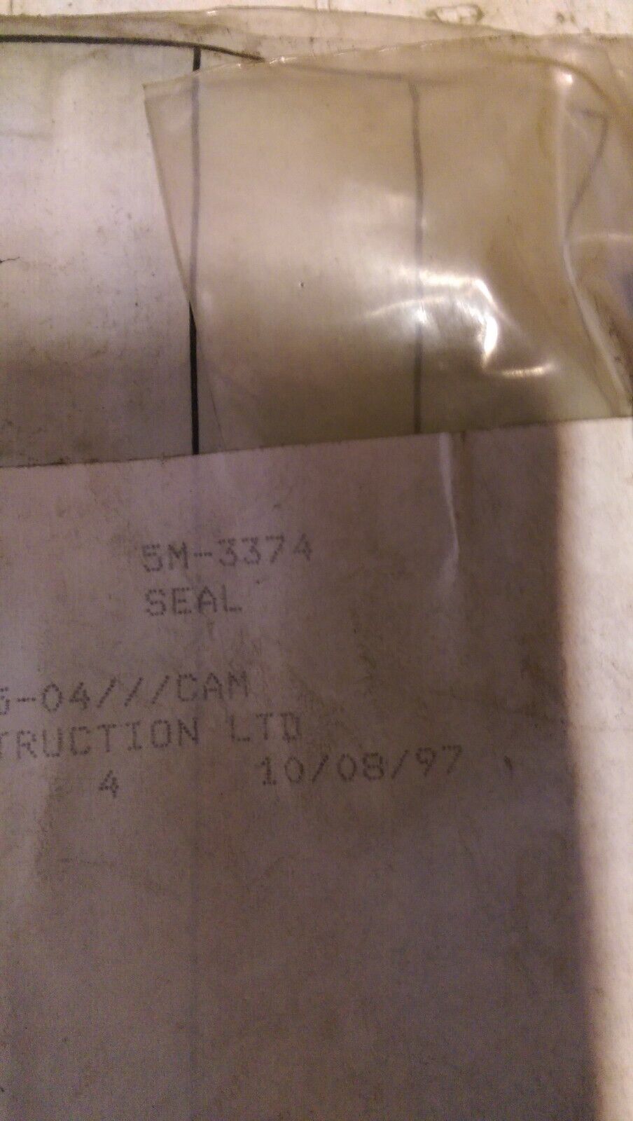 CATERPILLAR 5M-3374 5M3374 RECTANGULAR SEAL