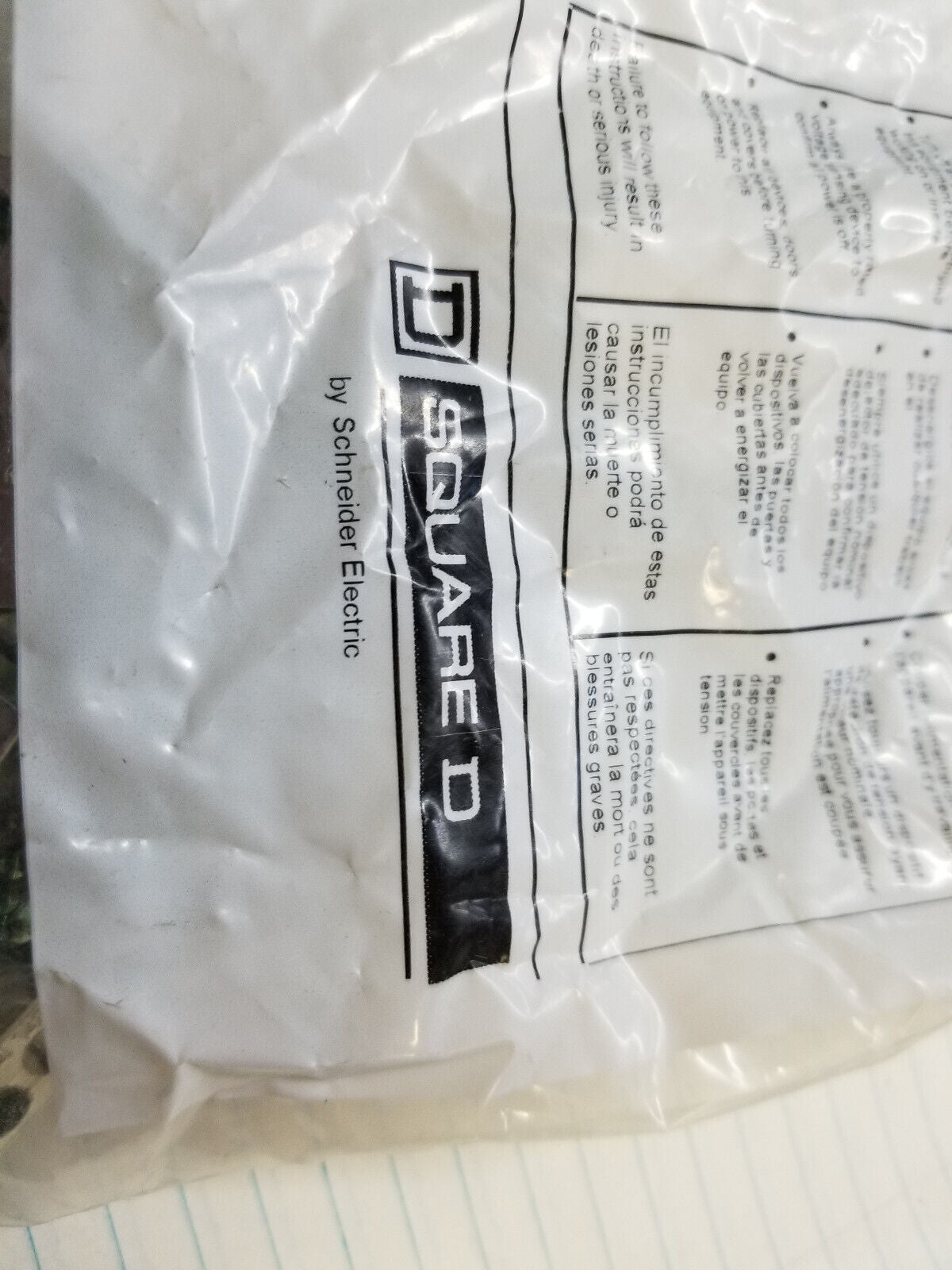 LOT OF 10 SETS - 40538-661-50 SQUARE D GROUND BAR KIT ( 1 SET PER BAG)