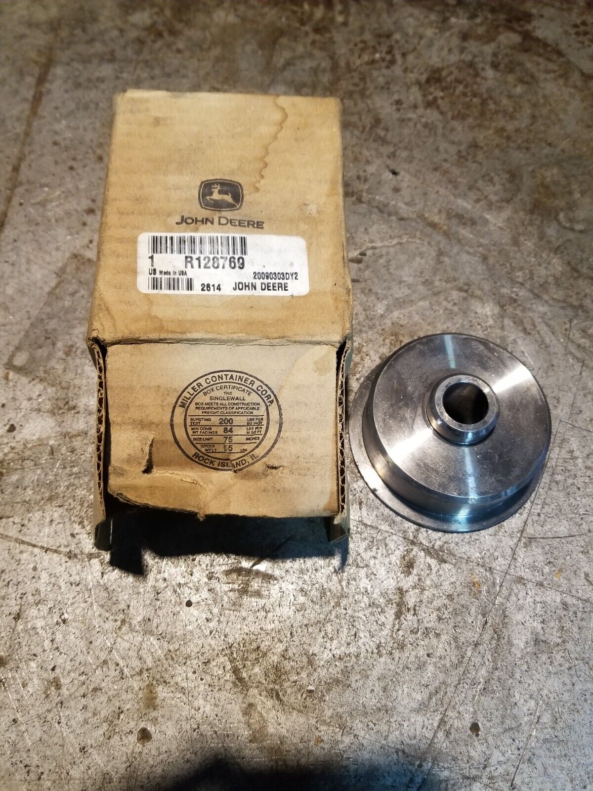 JOHN DEERE IDLER BEARING SUPPORT R128769