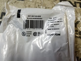 LOT OF  12PC - LEVITON 80720-E 1-Gang 1.60-Inch Receptacle Wallplate, Ebony