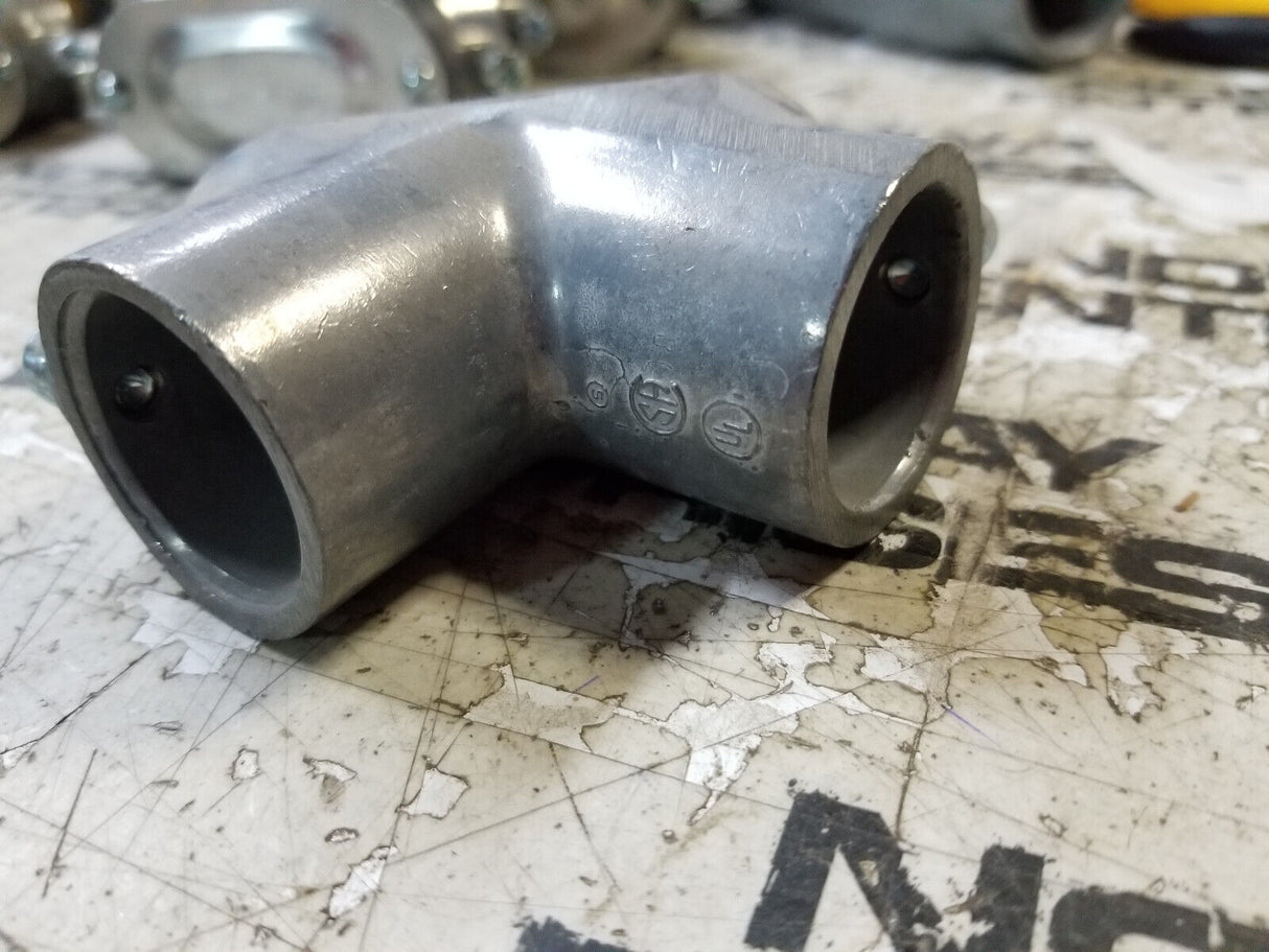 LOT OF 10PC -  1" 90 Degree Pull Elbow BRAND UNKNOWN