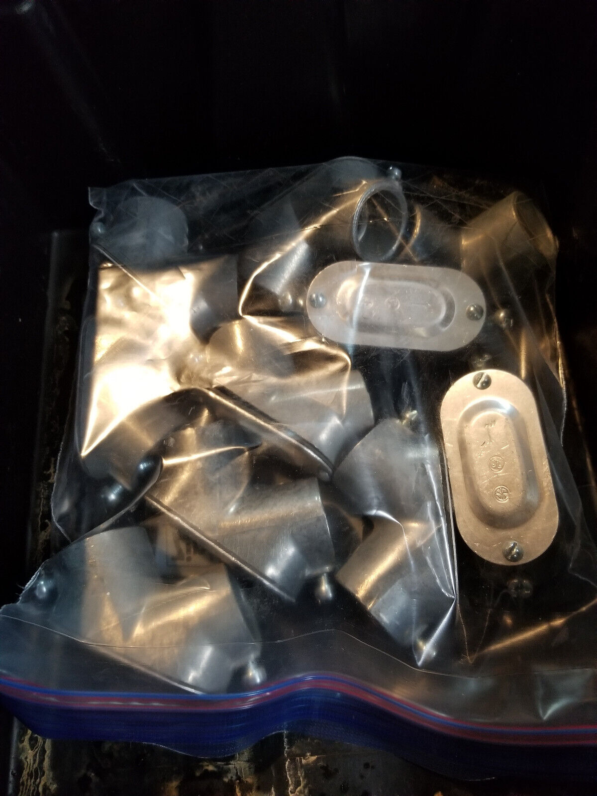 LOT OF 10PC -  1" 90 Degree Pull Elbow BRAND UNKNOWN
