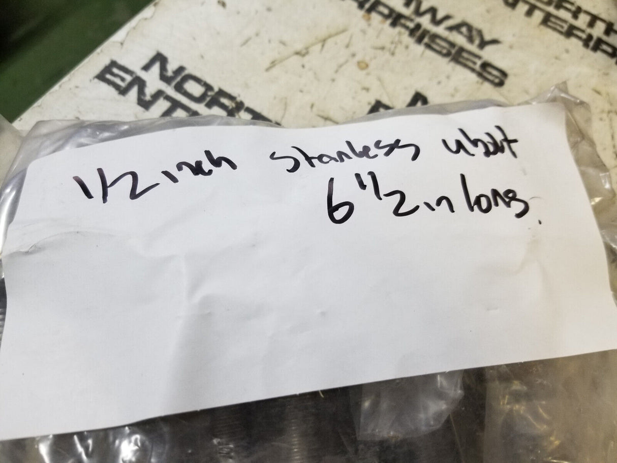 Stainless Steel SS Bow Stern Eye U Bolt 1/2"D 6-5/8"L 4-1/2" Thread SSRI66343