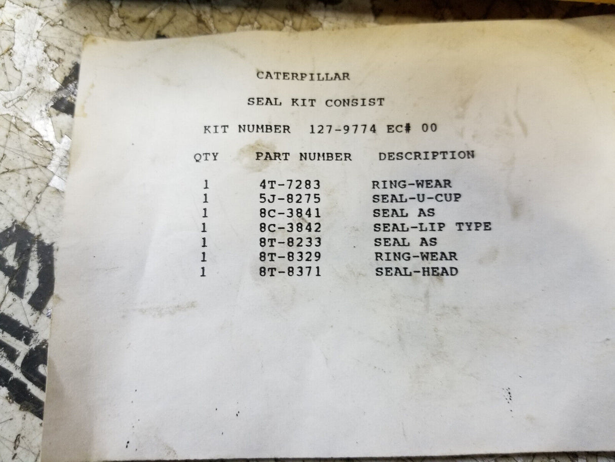 127-9774 CAT SEAL KIT 1279774
