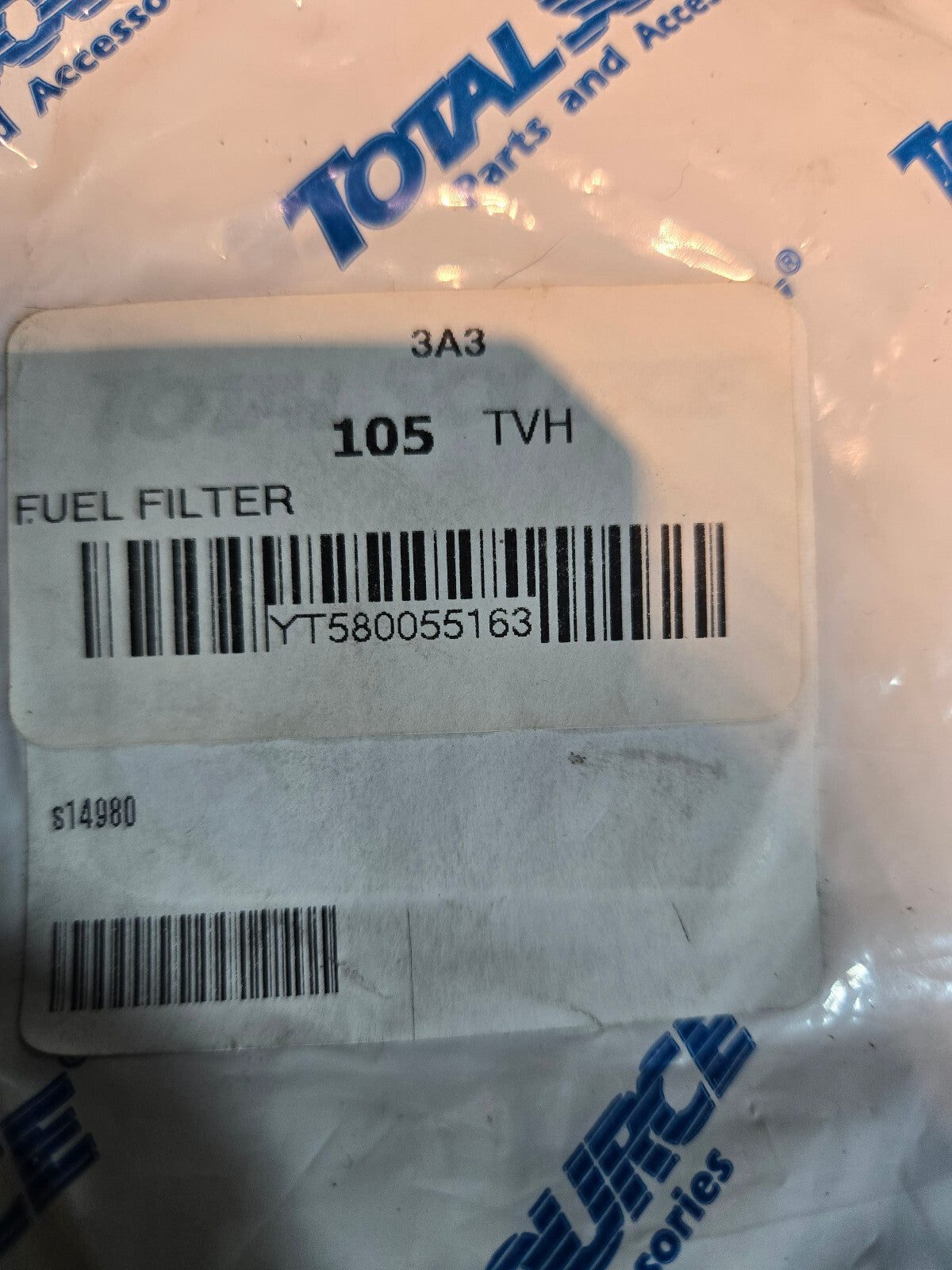 YT580055163 TOTAL SOURCE 580055163  EM FUEL FILTER CARTRIDGE