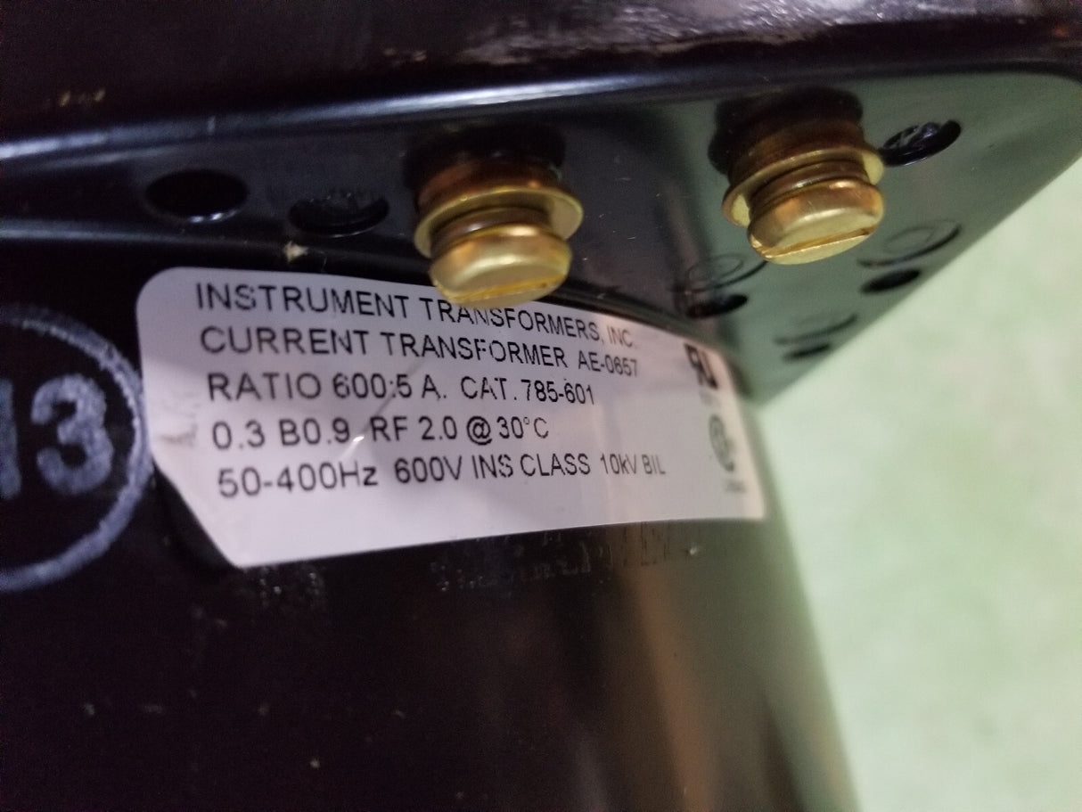 785-601 Current Transformer CT, Indoor, Model: 785, Ratio: 600:5 A, Single Phase