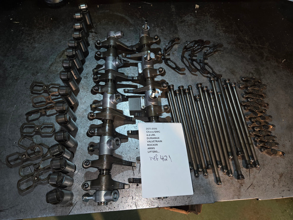 2011-2015 Chevy GMC 6.6 LML DURAMAX VALVETRAIN ROCKER ARMS LIFTERS REF421