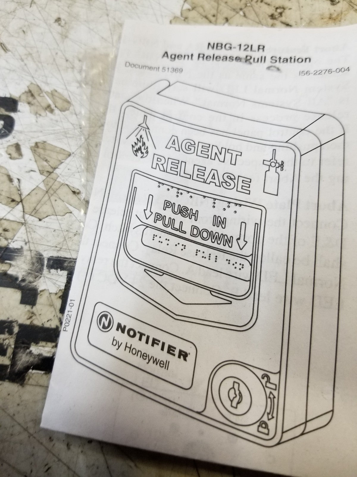 NBG-12LRA NOTIFIER Dual-Action Agent Release Station