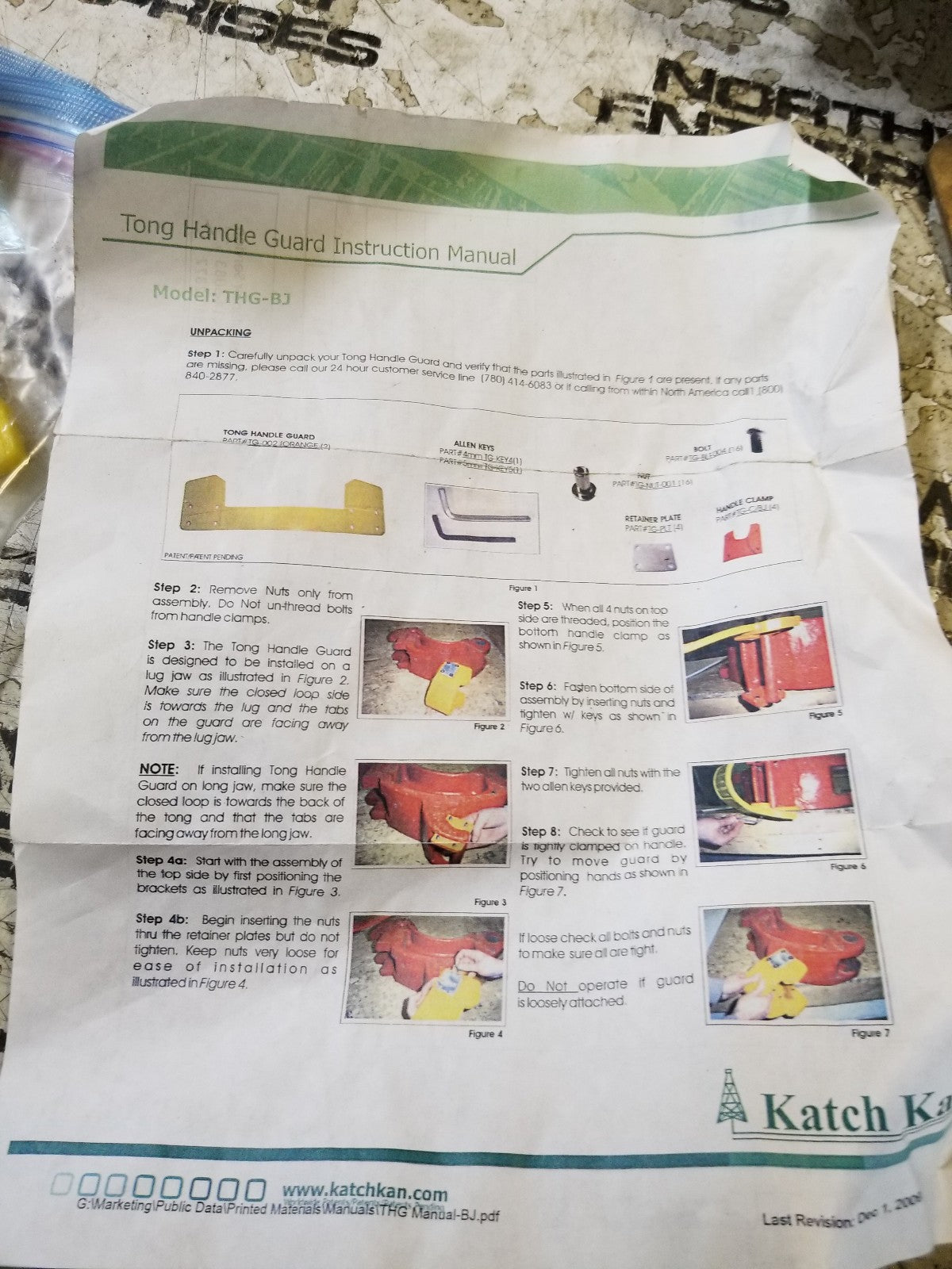 THG-BJ KATCH KAN TONG HANDLE PROTECTION KIT