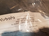 KUBOTA ZG3126 support package, weight bracket kit to fit ZG mower