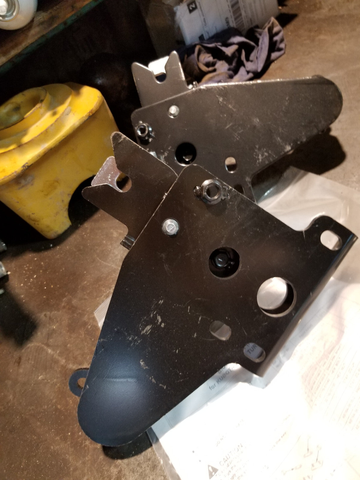 KUBOTA ZG3126 support package, weight bracket kit to fit ZG mower