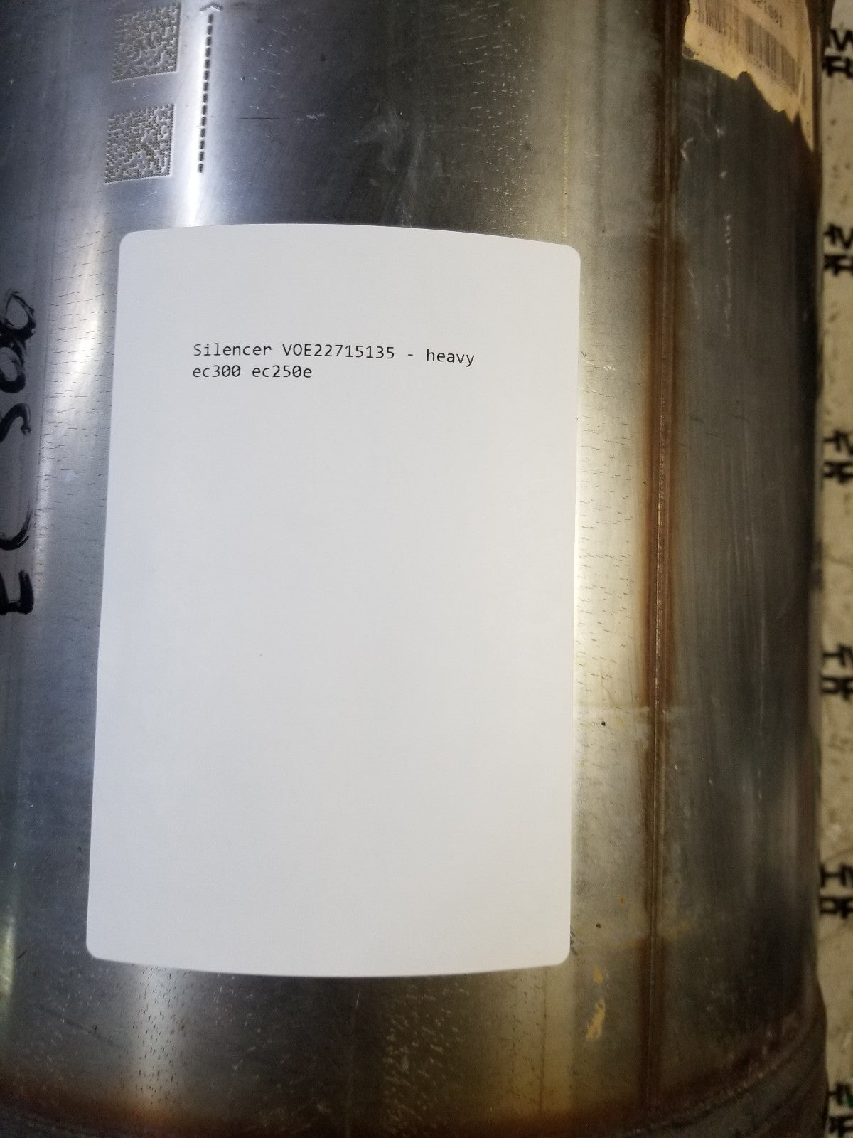 VOE22715135 EC300 VOLVO MUFFLER SILENCER DPF 22715135 22537842