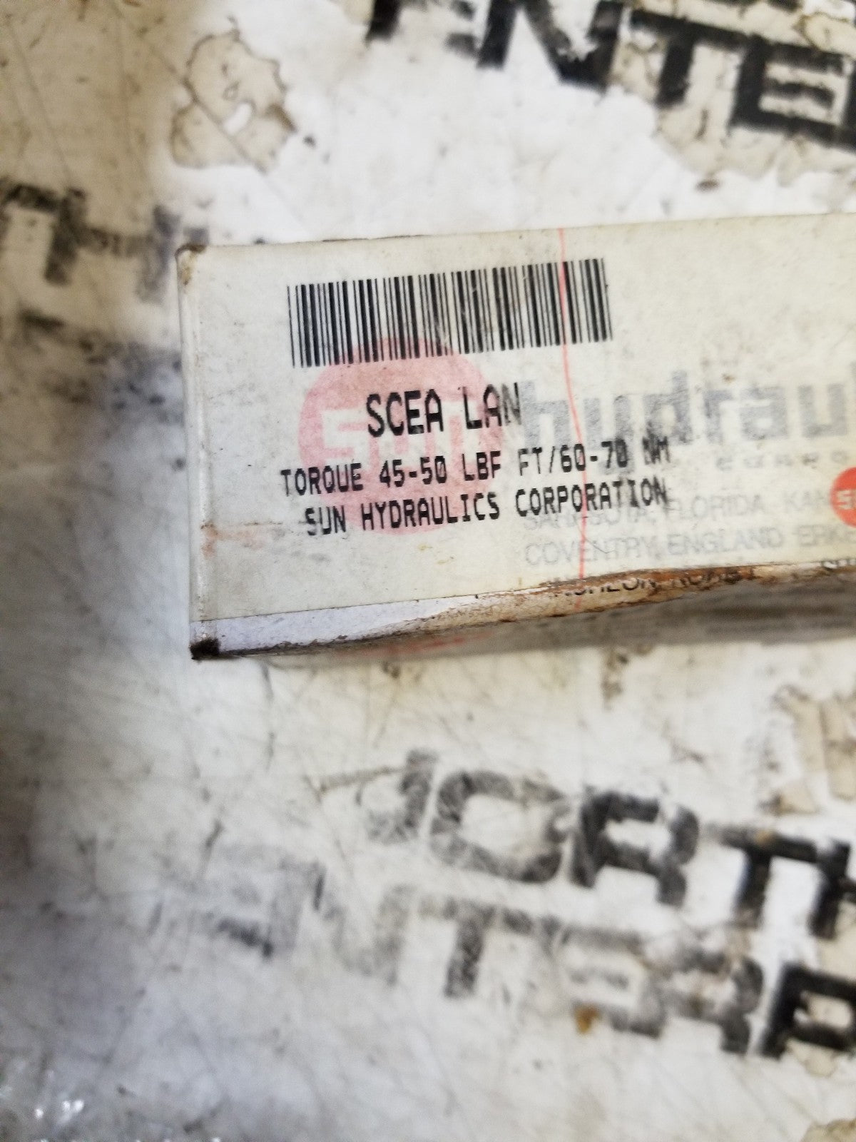 SCEALAN SUN HYDRAULICS SCEA-LAN Sequence Valve