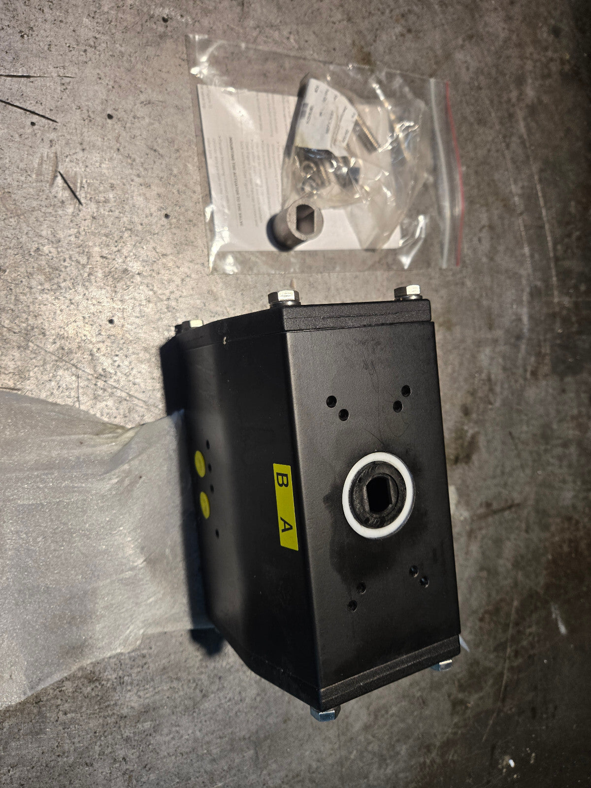 F79U012 PENTAIR KEYSTONE VALVE SN7314 PNEUMATIC ACTUATOR F79U-024