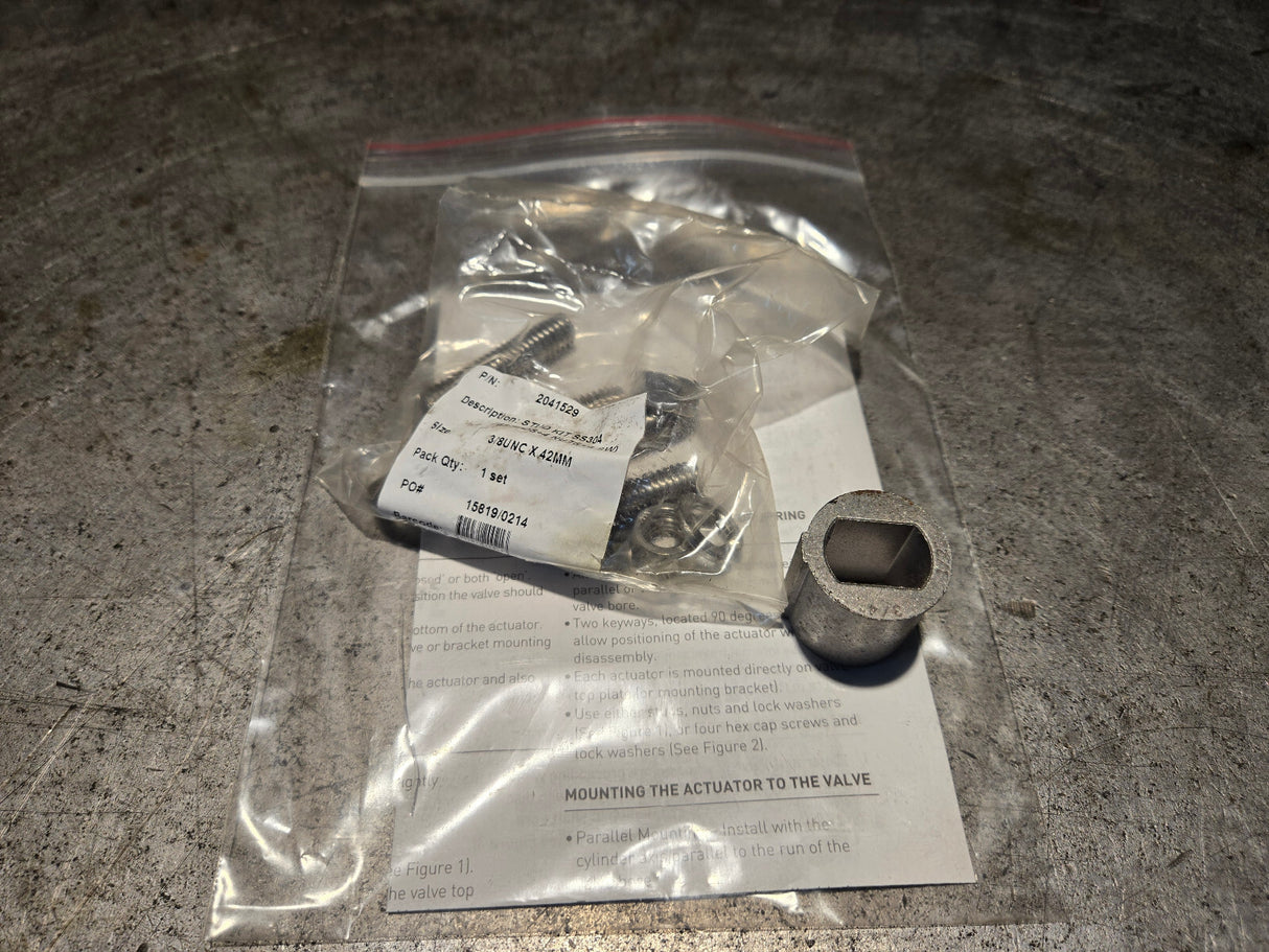 F79U012 PENTAIR KEYSTONE VALVE SN7314 PNEUMATIC ACTUATOR F79U-024