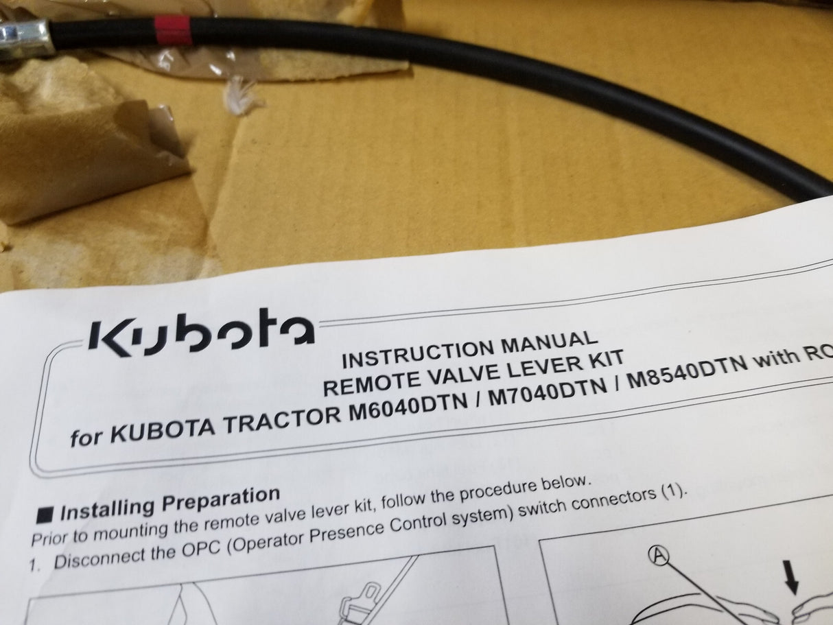 3C871-97101 KUBOTA M7663 3RD LEVER KIT 3C87197101