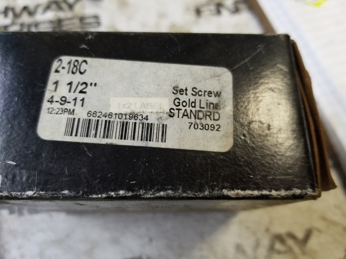 2-18C SEAL MASTER  1-1/2" INSERT BEARING